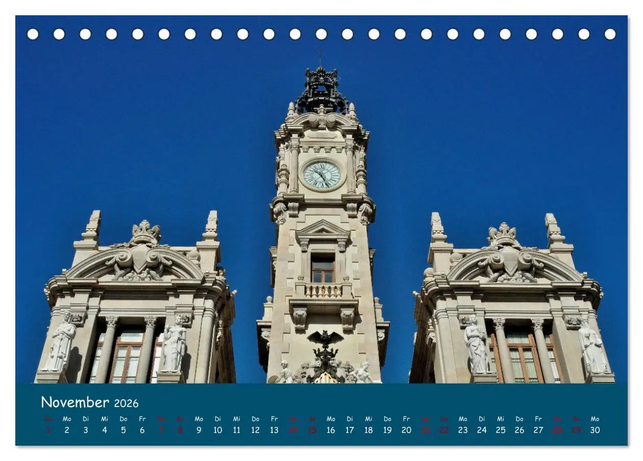 Bild: 9783457615157 | Valencia - Geschichte und Moderne (Tischkalender 2026 DIN A5 quer),...