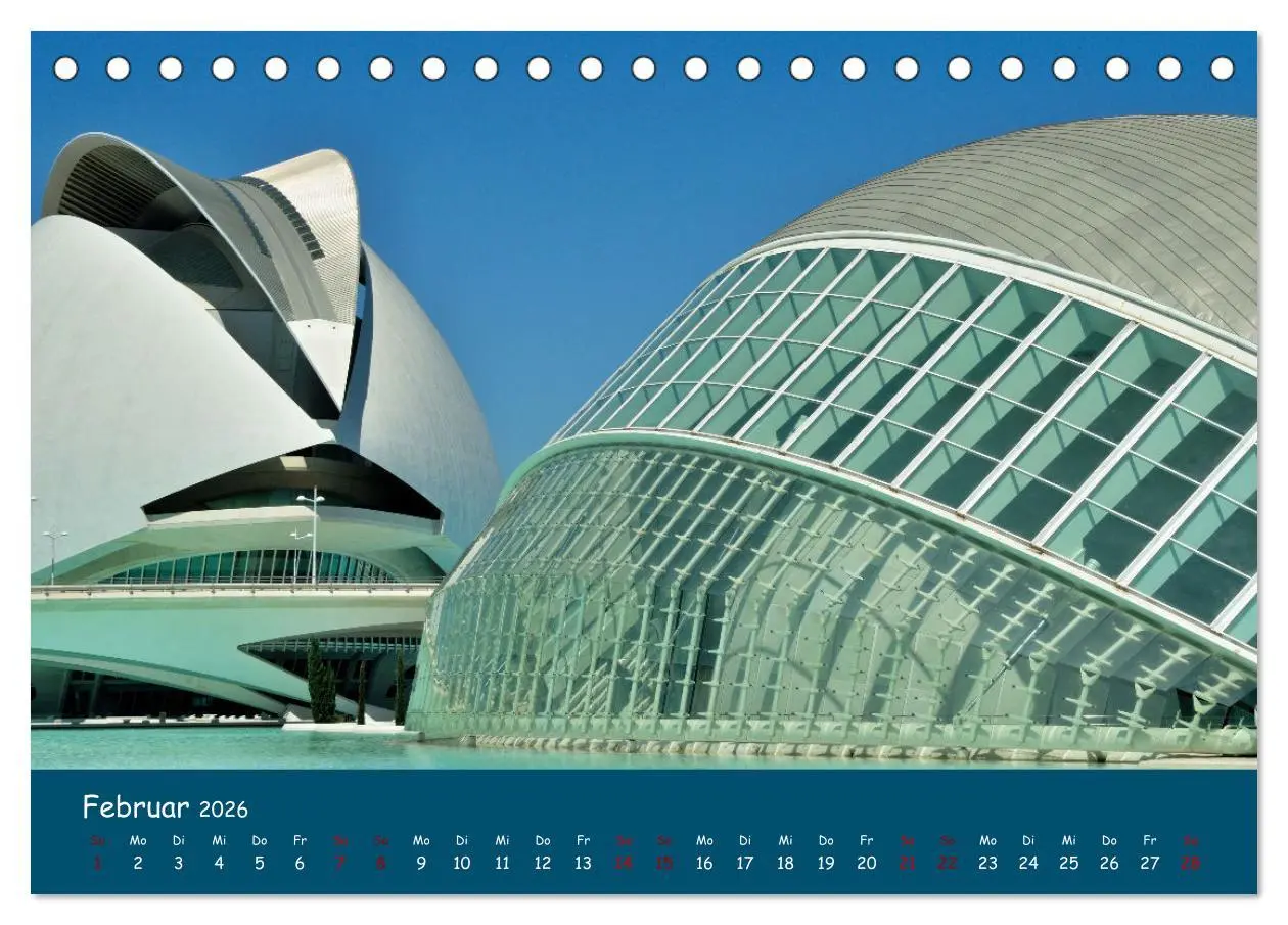 Bild: 9783457615157 | Valencia - Geschichte und Moderne (Tischkalender 2026 DIN A5 quer),...