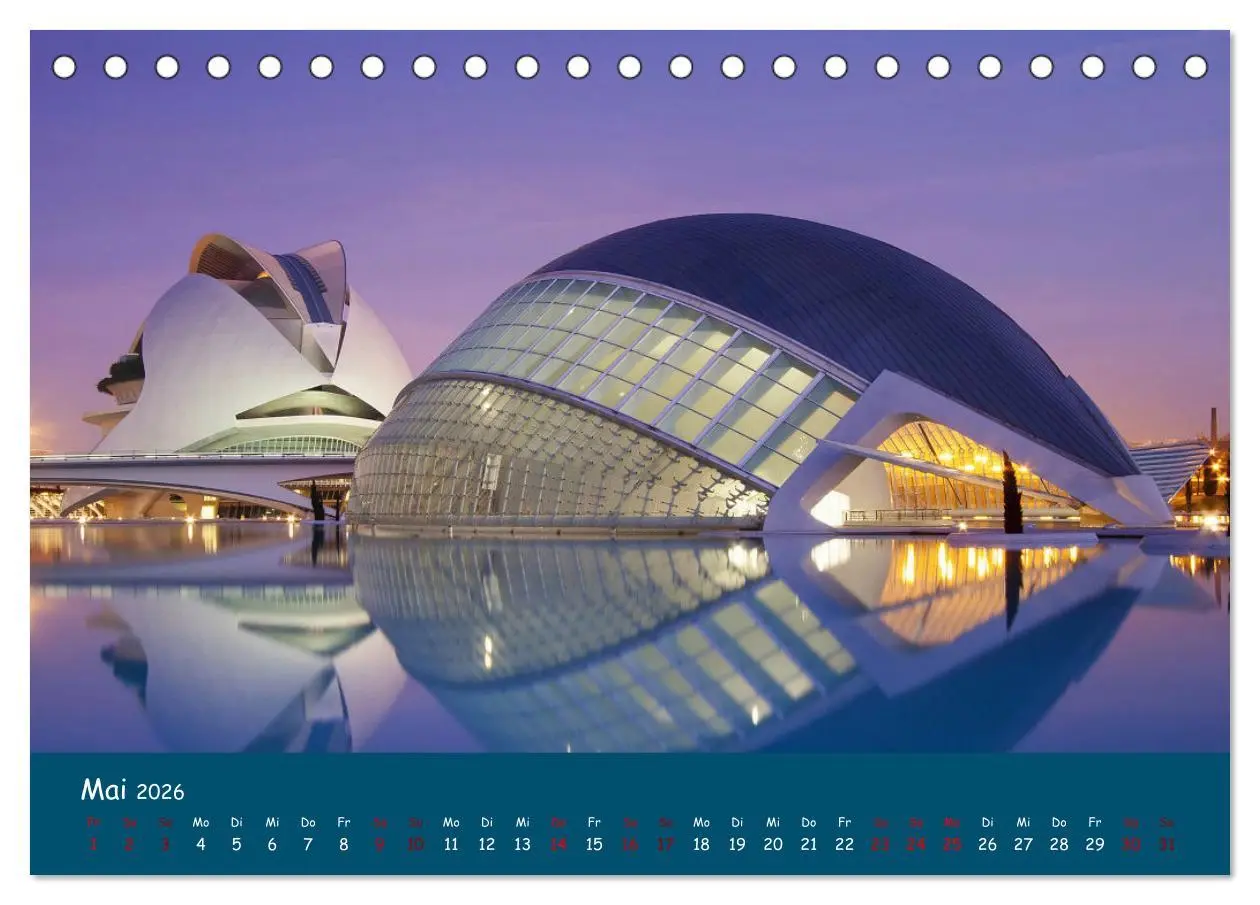 Bild: 9783457615157 | Valencia - Geschichte und Moderne (Tischkalender 2026 DIN A5 quer),...