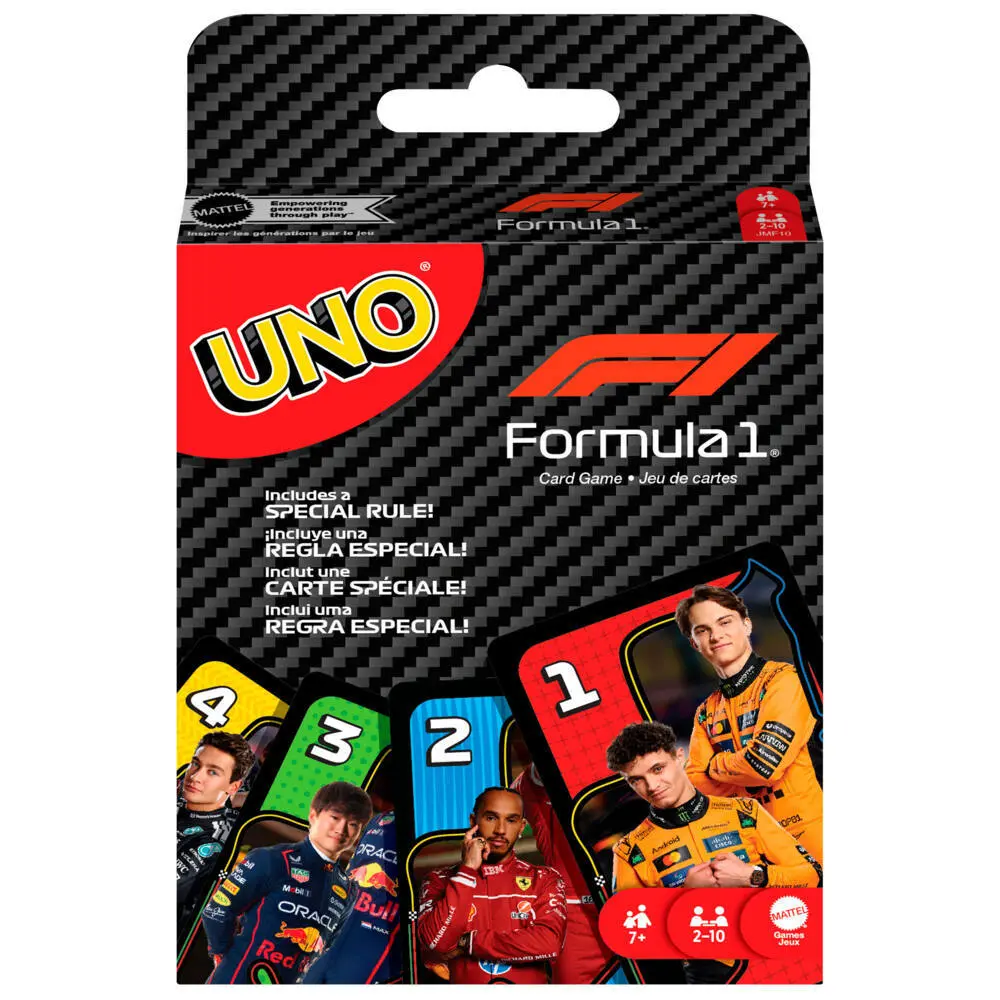 Cover: 194735375257 | UNO Formel 1 | Spiel | Fensterkarton | JMF10 | Deutsch | 2026 | Mattel