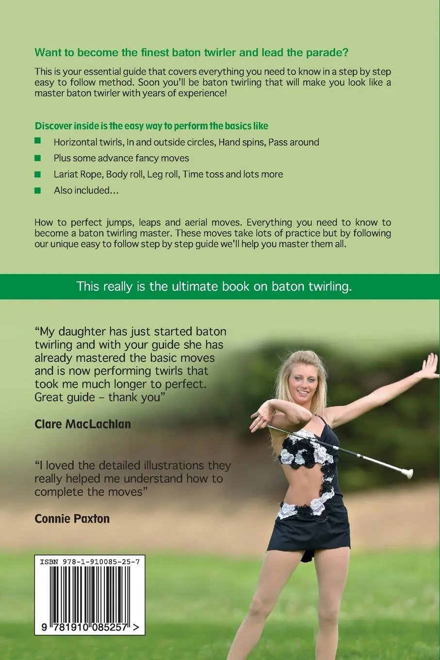Rückseite: 9781910085257 | Baton Twirling Master: Baton Twirler - Step by Step Moves &amp;...