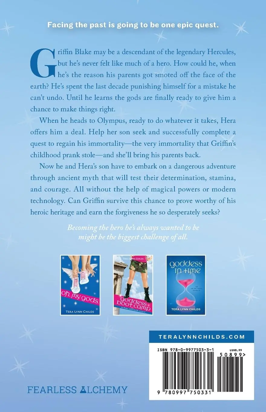 Rückseite: 9781946345257 | Never Say Hero | Tera Lynn Childs | Taschenbuch | Oh. My. Gods | 2023