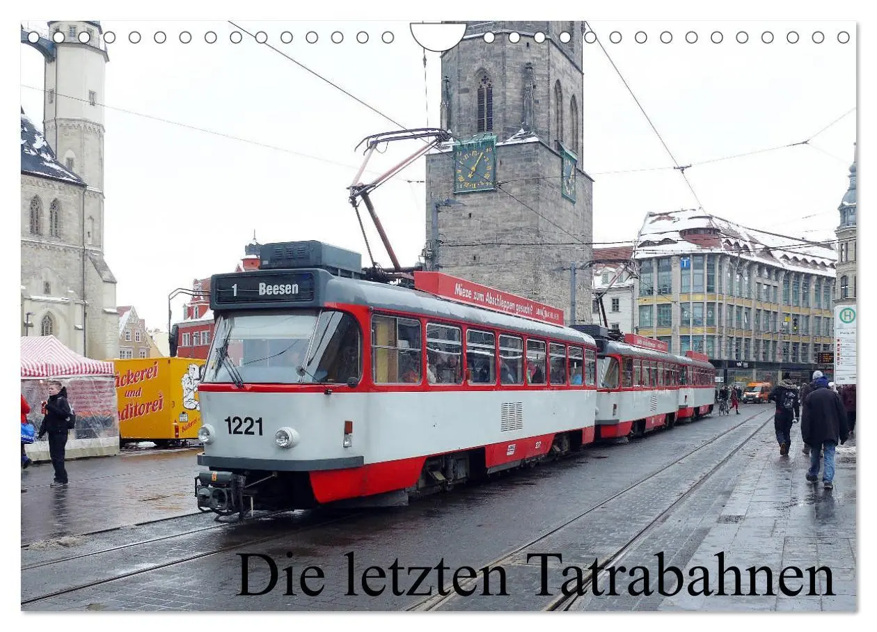 Cover: 9783435445257 | Die letzten Tatrabahnen (Wandkalender 2025 DIN A4 quer), CALVENDO...