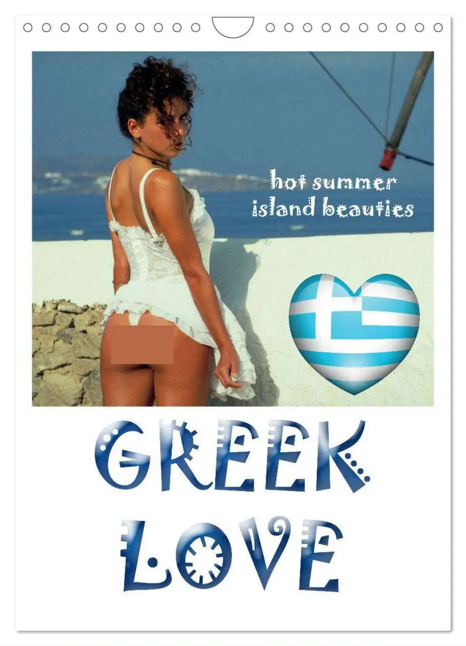 Cover: 9783457155257 | GREEK LOVE hot summer island beauties (Wandkalender 2025 DIN A4...