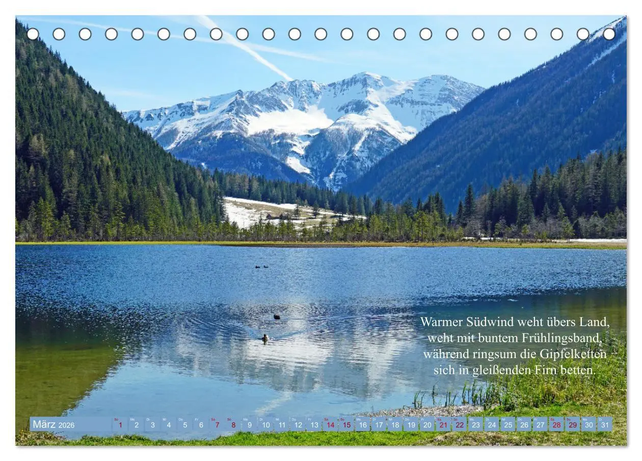 Bild: 9783457535257 | Naturschönheiten und Poesie in Kärnten und Umgebung (Tischkalender...