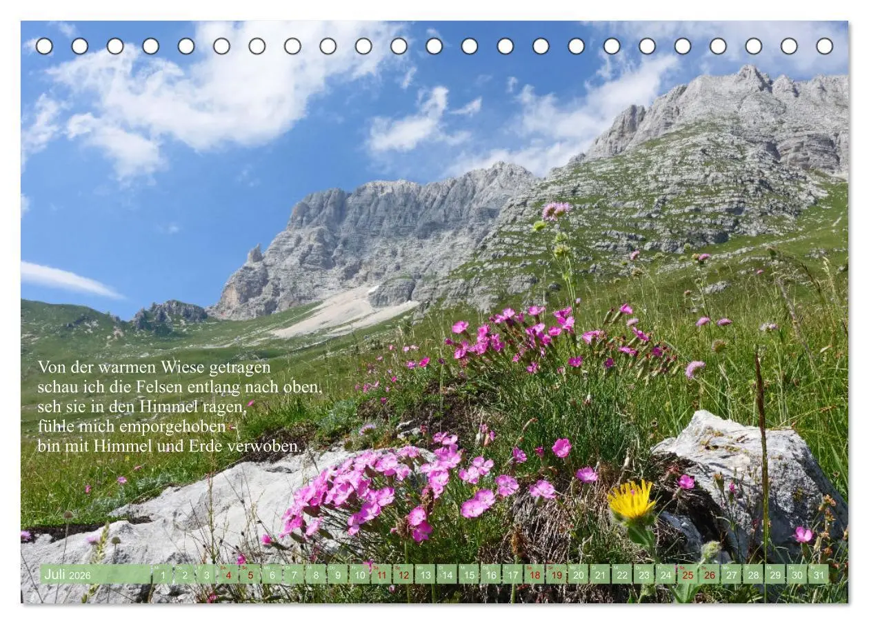 Bild: 9783457535257 | Naturschönheiten und Poesie in Kärnten und Umgebung (Tischkalender...