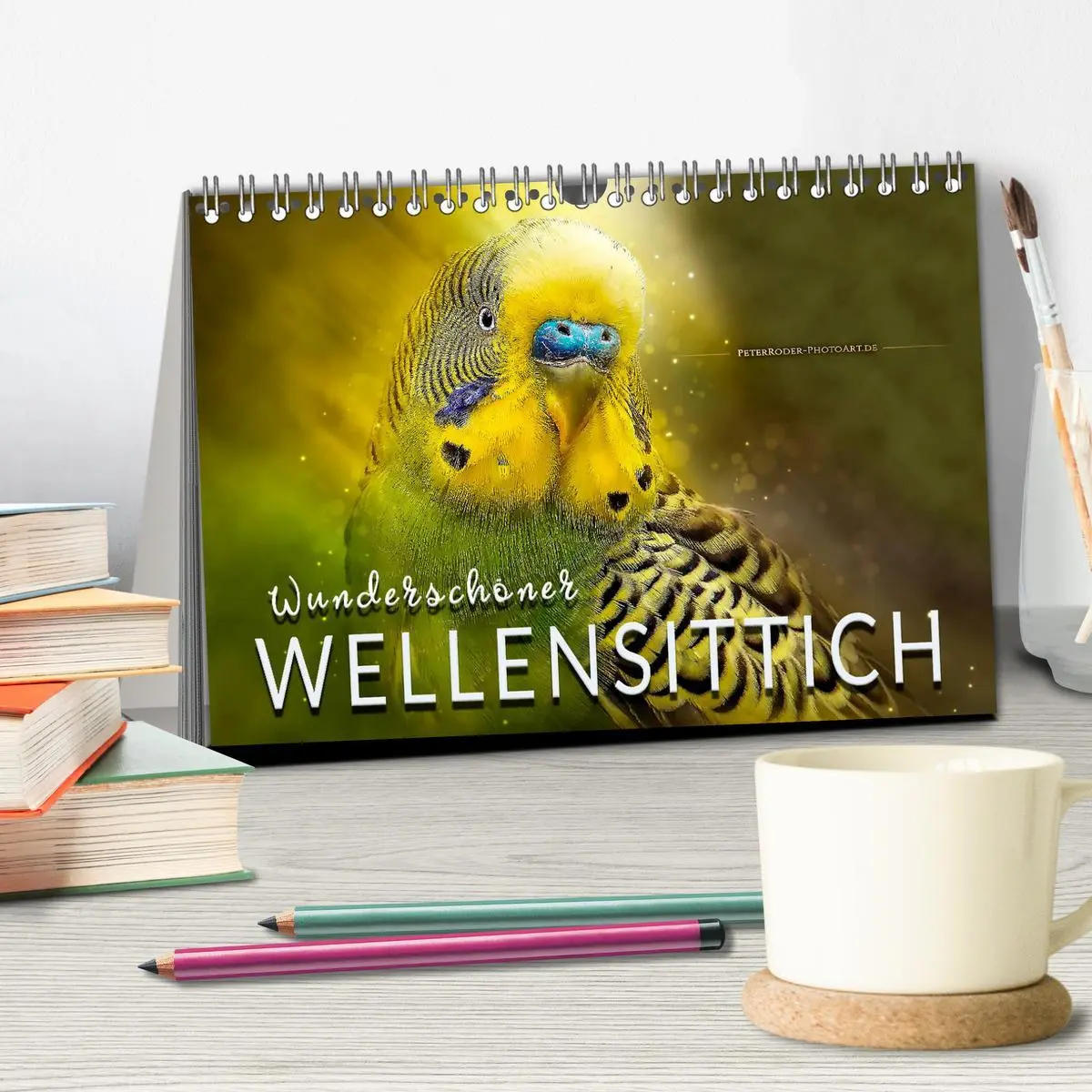 Bild: 9783457845257 | Wunderschöner Wellensittich (Tischkalender 2026 DIN A5 quer),...