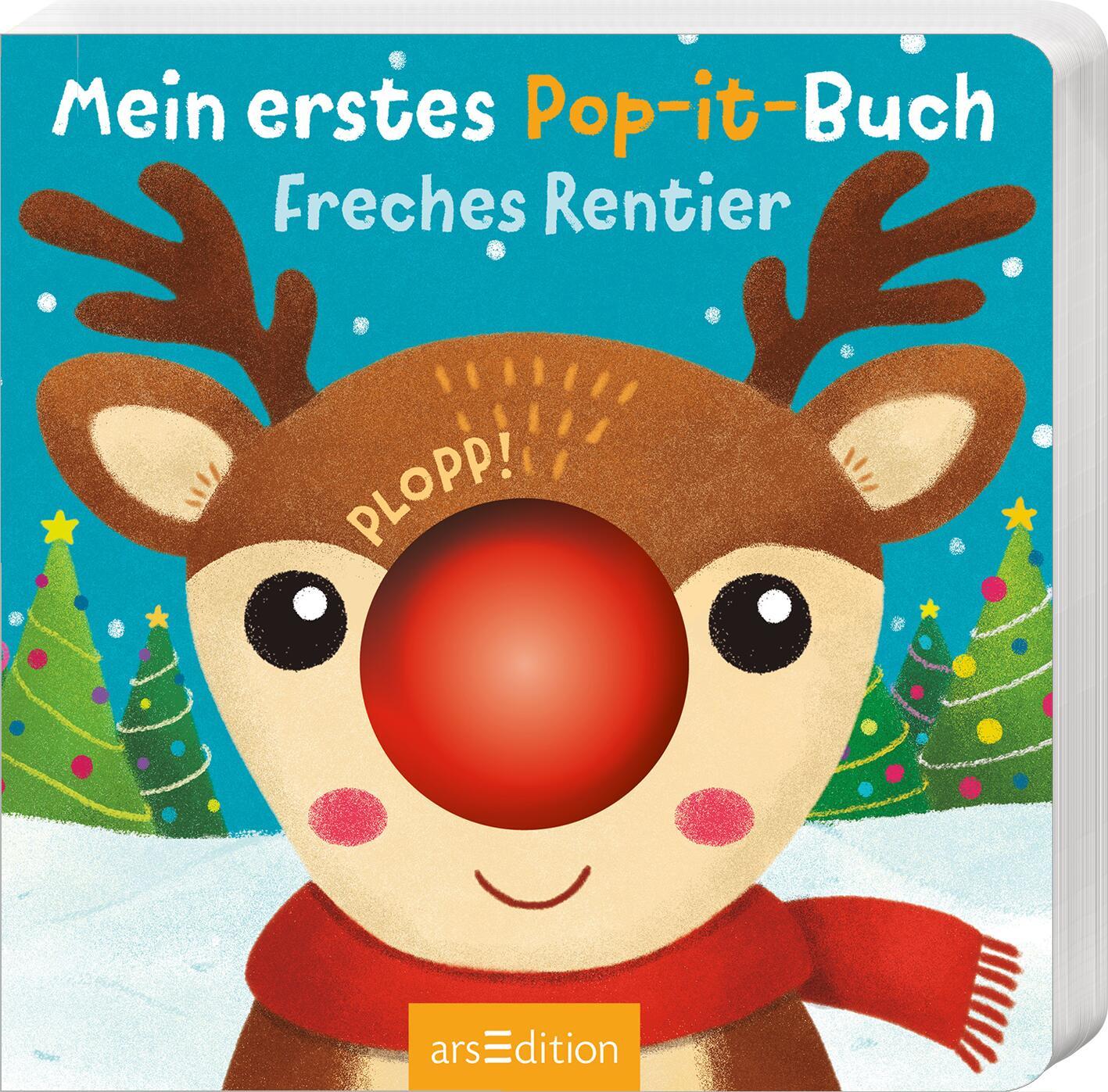 Cover: 9783845855257 | Mein erstes Pop-it-Buch - Freches Rentier | Plopp! | Juliana Motzko