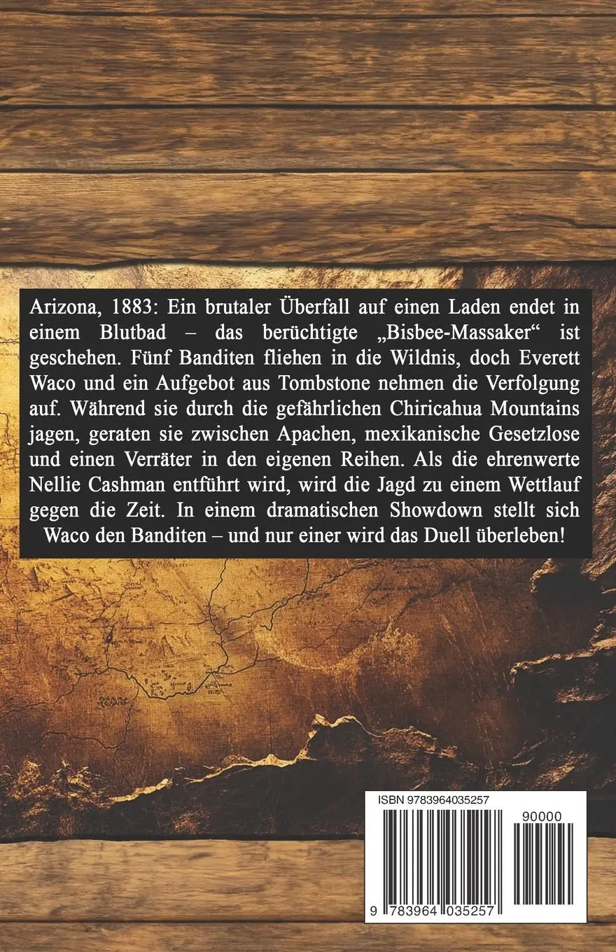 Rückseite: 9783964035257 | Heißes Blei für Waco | Der Unzähmbare Band 3 - Historischer Western