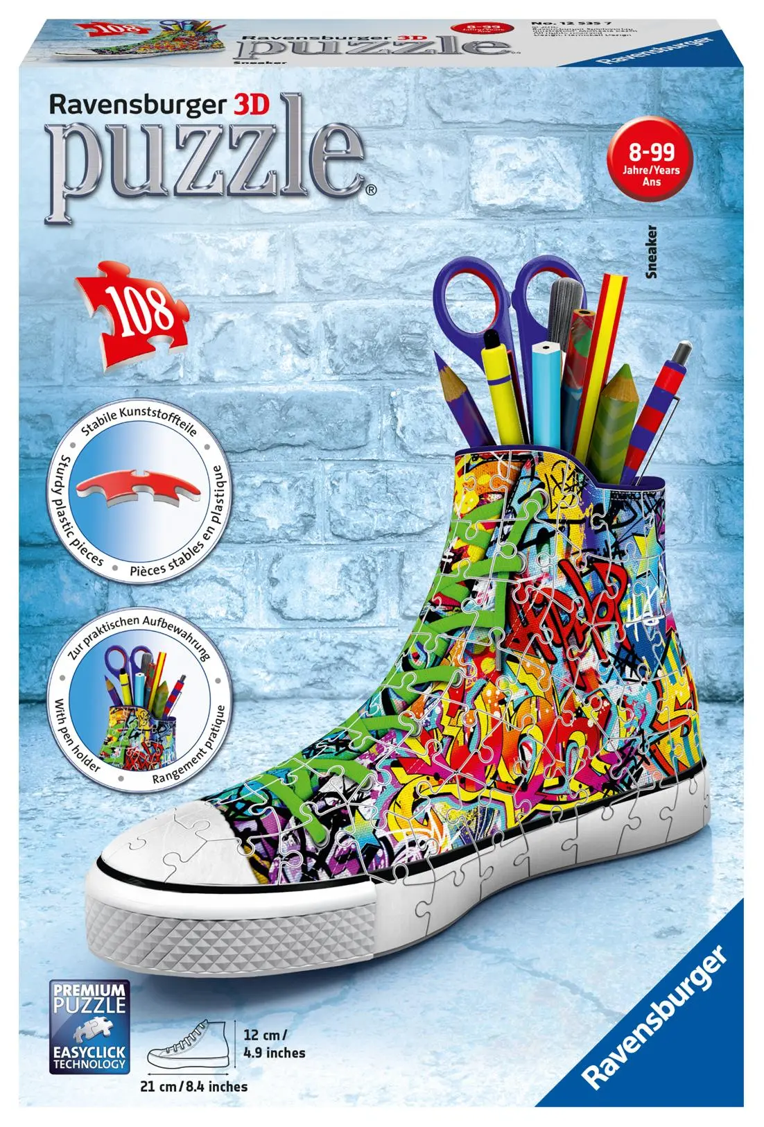 Cover: 4005556125357 | Sneaker Graffiti Style 3D Sonderformen | Spiel | 3D Puzzles | 12535