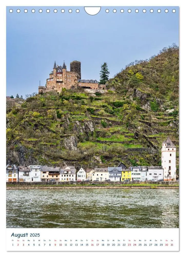 Bild: 9783435745357 | Burgen und Burgruinen am Mittelrhein (Wandkalender 2025 DIN A4...