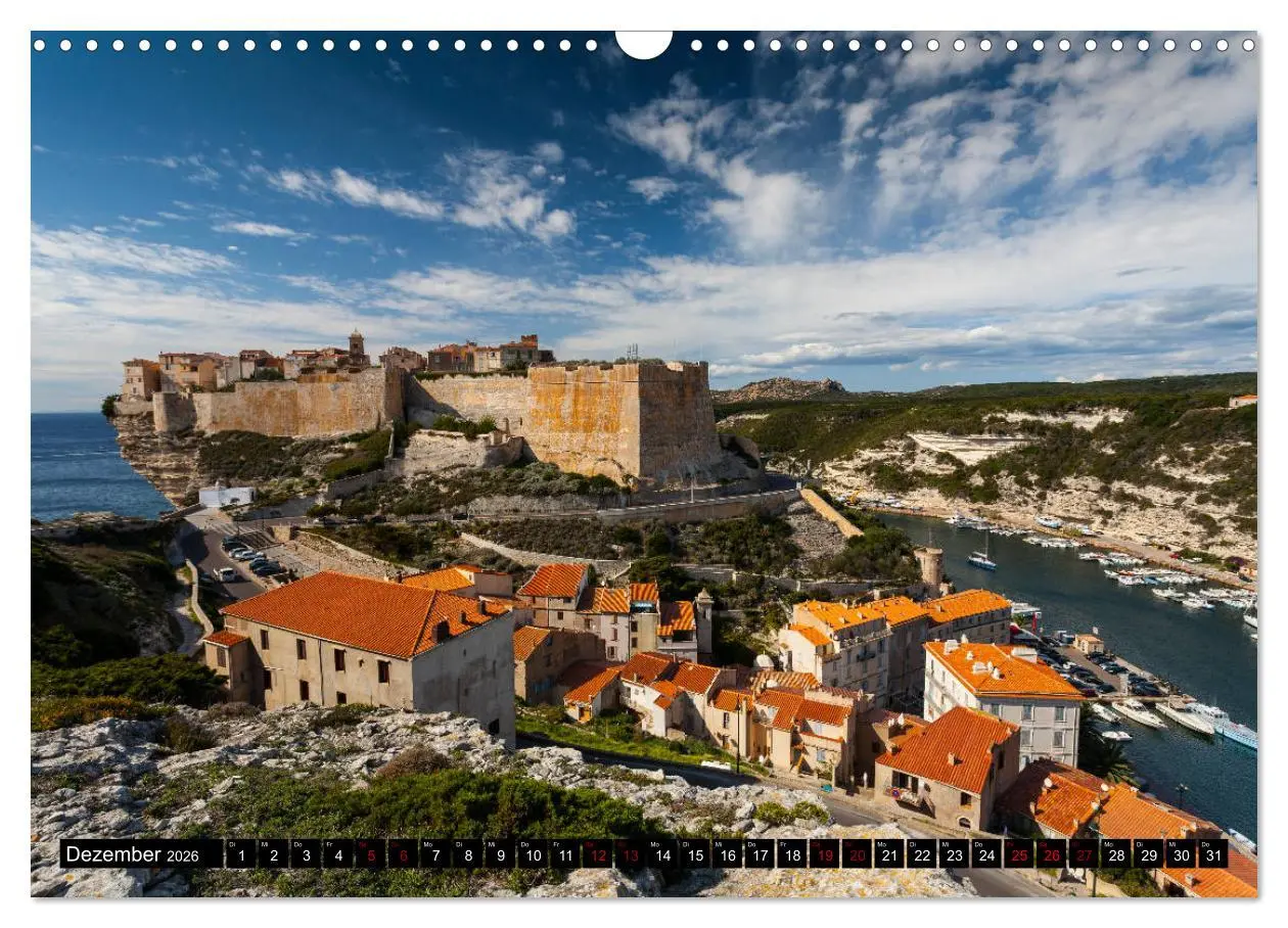 Bild: 9783457905357 | Bonifacio. Korsika (Wandkalender 2026 DIN A3 quer), CALVENDO...
