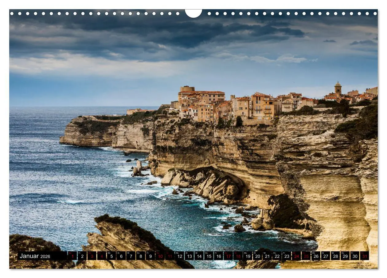 Bild: 9783457905357 | Bonifacio. Korsika (Wandkalender 2026 DIN A3 quer), CALVENDO...