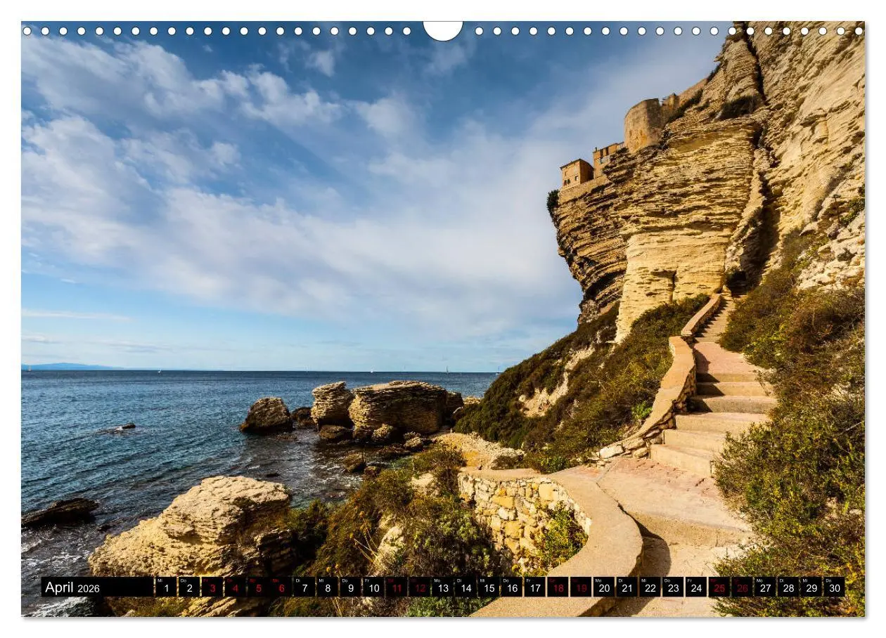 Bild: 9783457905357 | Bonifacio. Korsika (Wandkalender 2026 DIN A3 quer), CALVENDO...