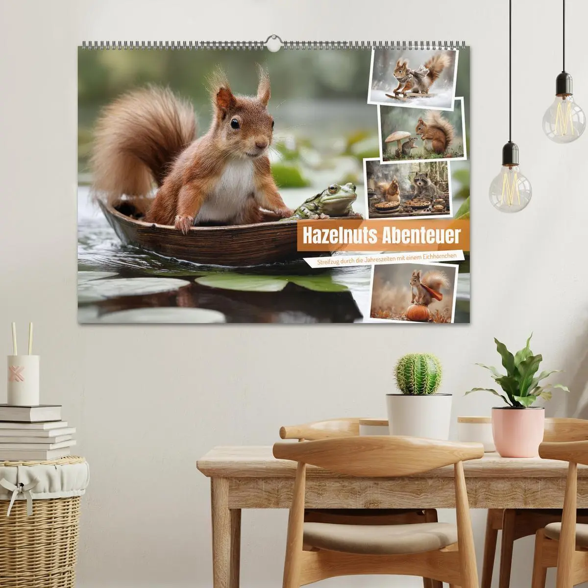 Bild: 9783516235357 | Hazelnuts Abenteuer (Wandkalender 2026 DIN A2 quer), CALVENDO...