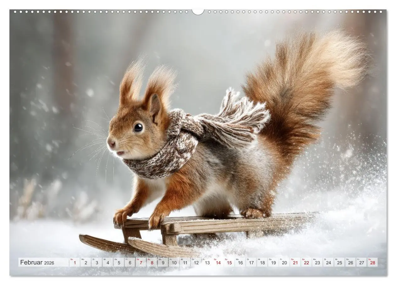 Bild: 9783516235357 | Hazelnuts Abenteuer (Wandkalender 2026 DIN A2 quer), CALVENDO...
