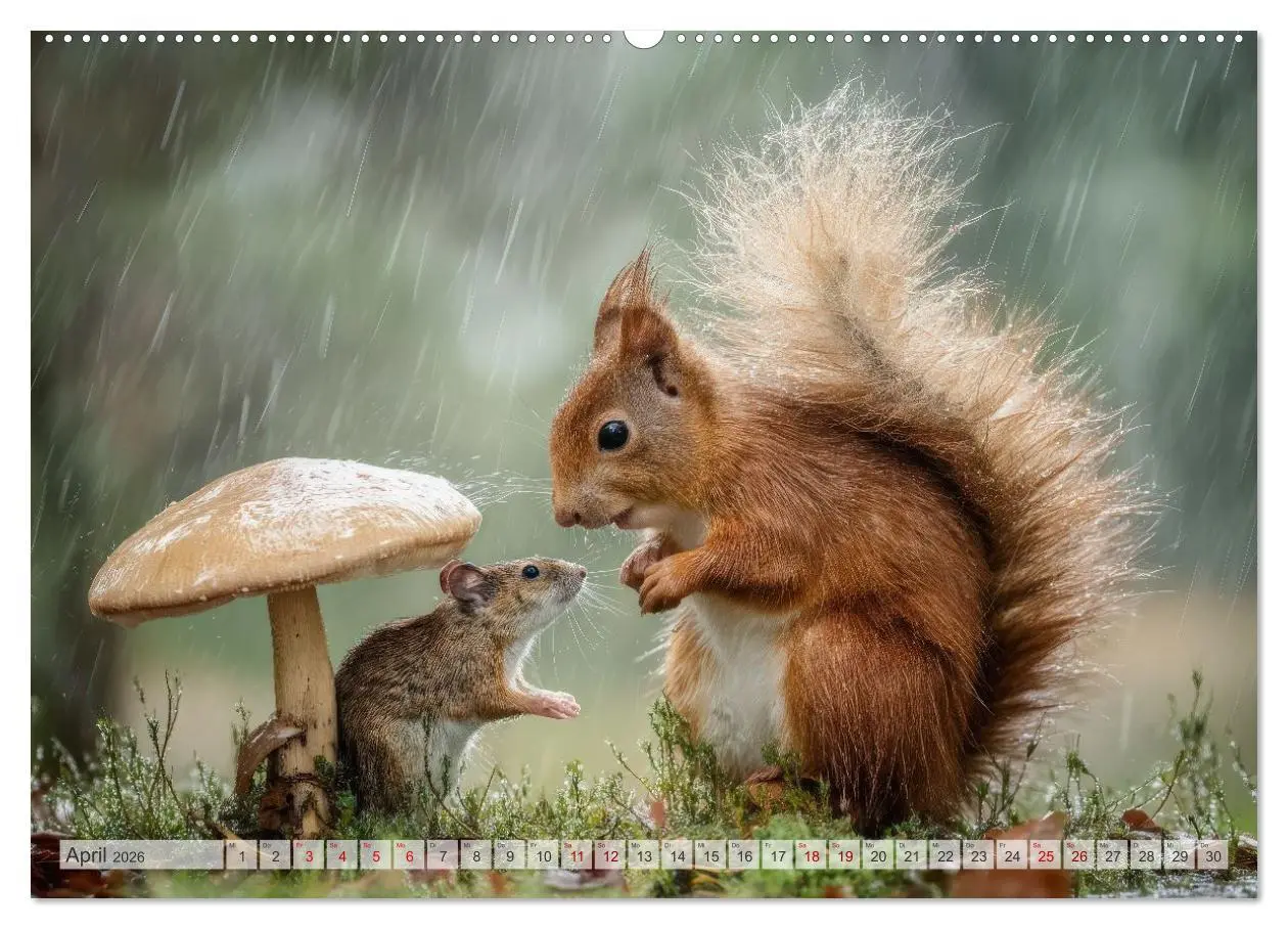 Bild: 9783516235357 | Hazelnuts Abenteuer (Wandkalender 2026 DIN A2 quer), CALVENDO...