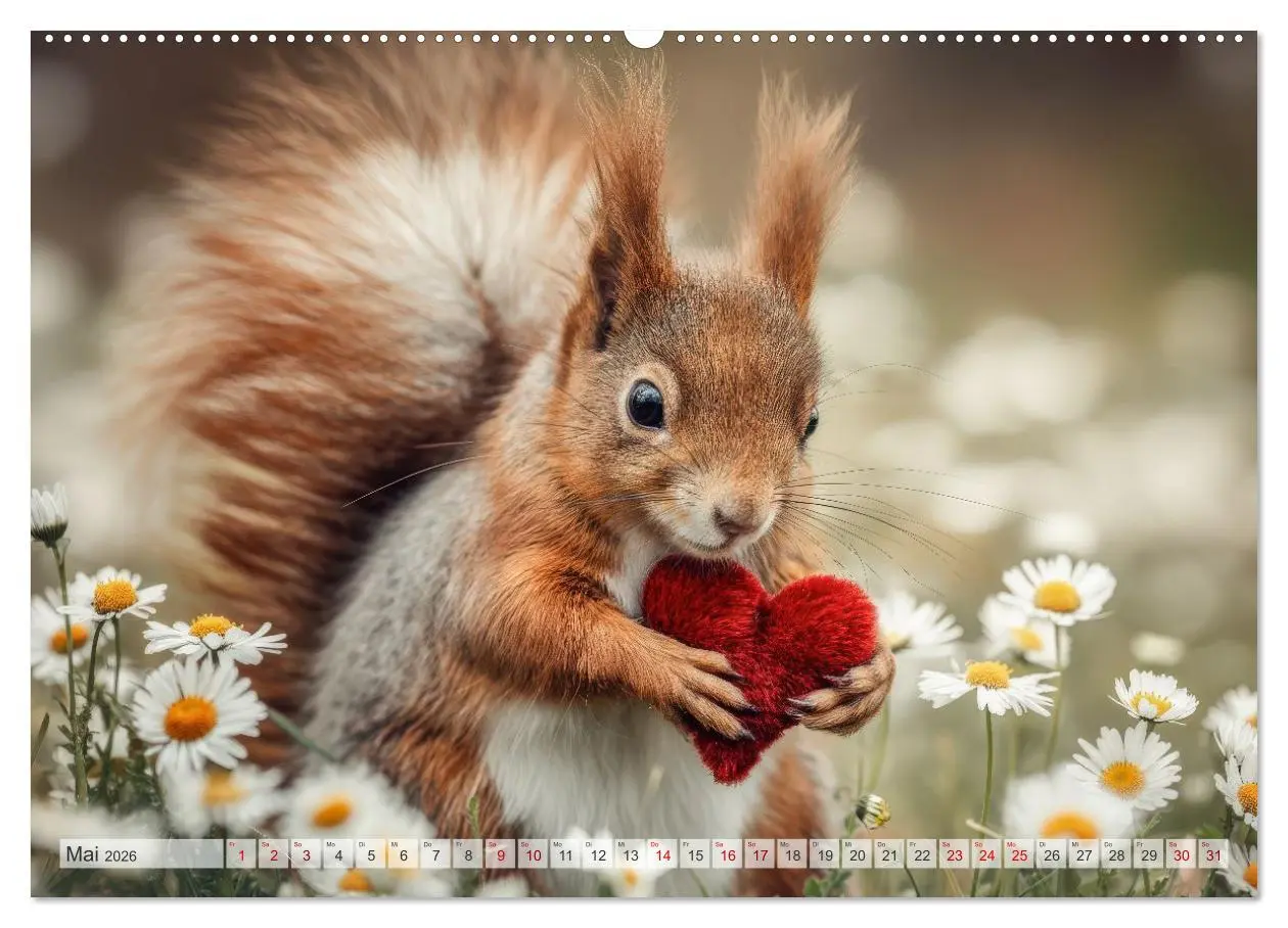 Bild: 9783516235357 | Hazelnuts Abenteuer (Wandkalender 2026 DIN A2 quer), CALVENDO...