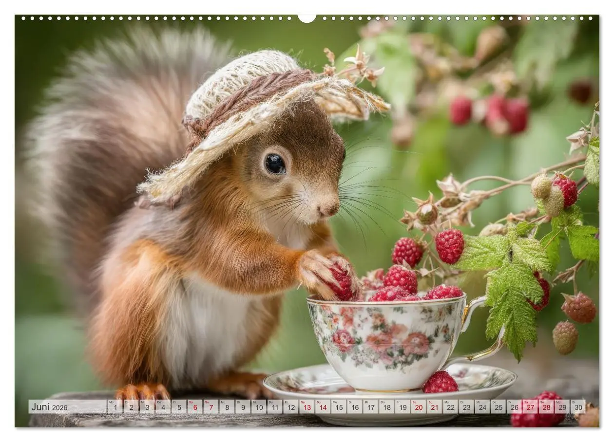 Bild: 9783516235357 | Hazelnuts Abenteuer (Wandkalender 2026 DIN A2 quer), CALVENDO...