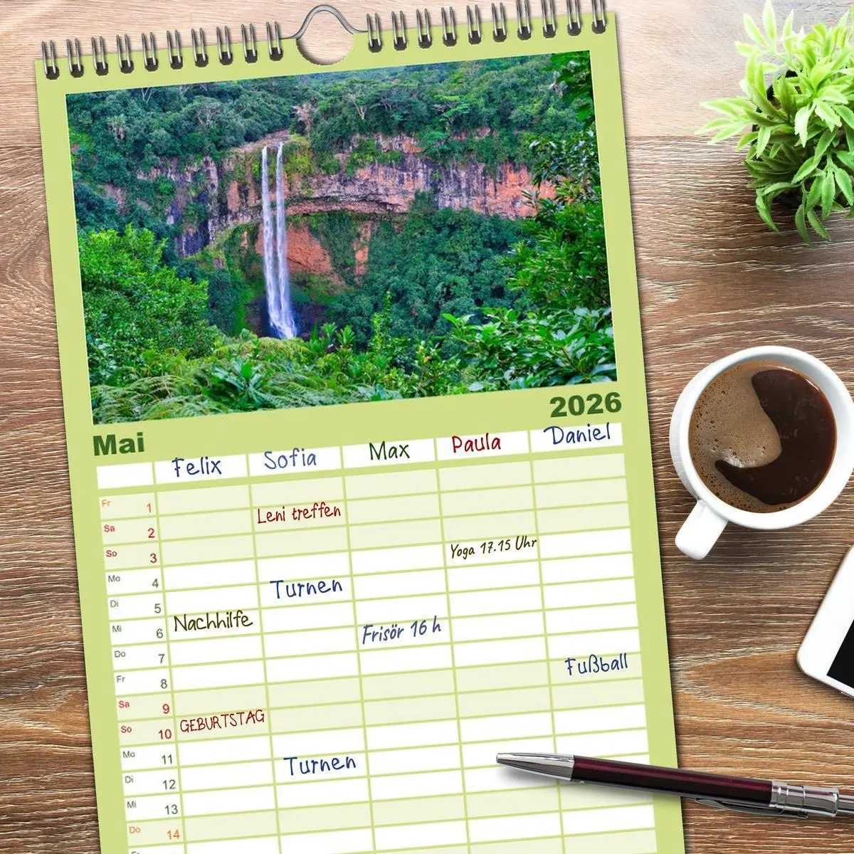 Bild: 9783516615357 | Familienplaner 2026 - Mauritius - Schönheit im Indischen Ozean mit...