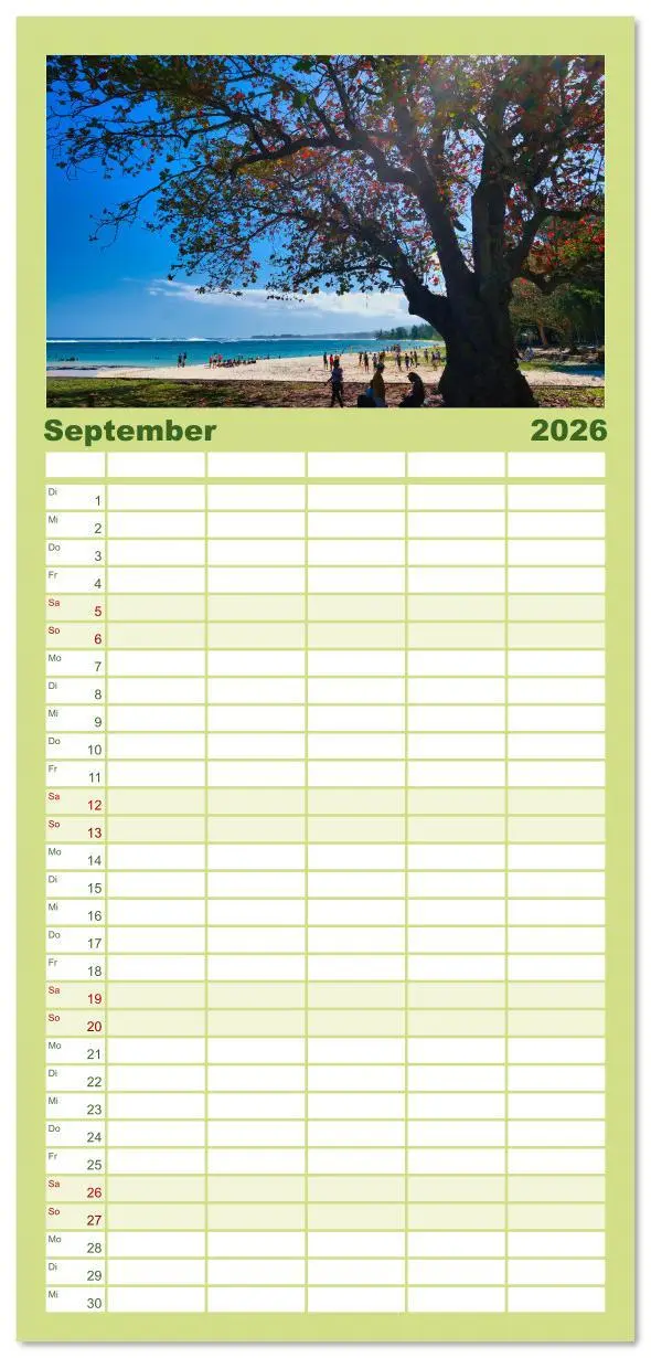 Bild: 9783516615357 | Familienplaner 2026 - Mauritius - Schönheit im Indischen Ozean mit...