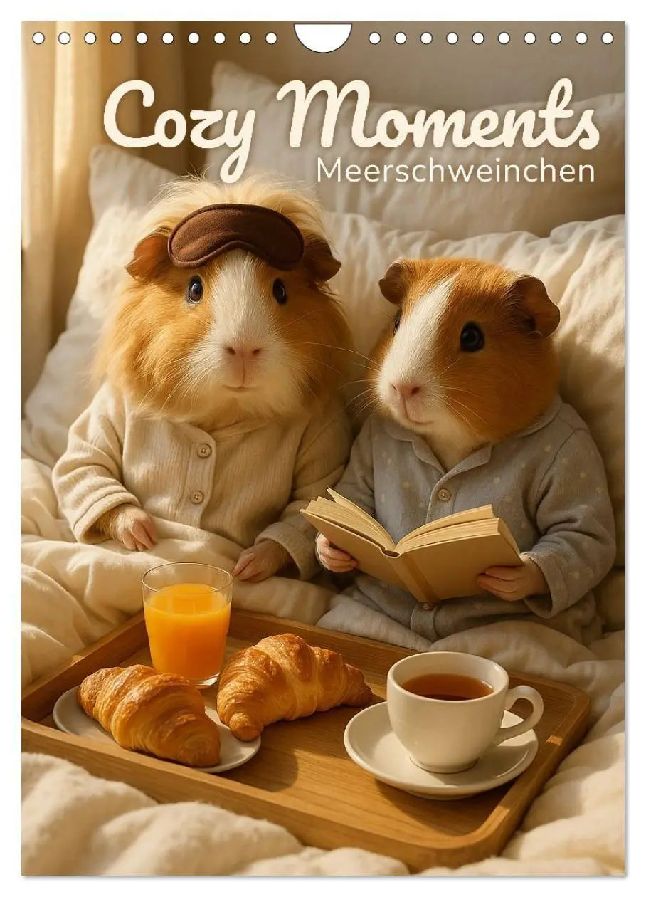 Cover: 9783516925357 | Cozy Moments - Meerschweinchen Kalender (Wandkalender 2027 DIN A4...