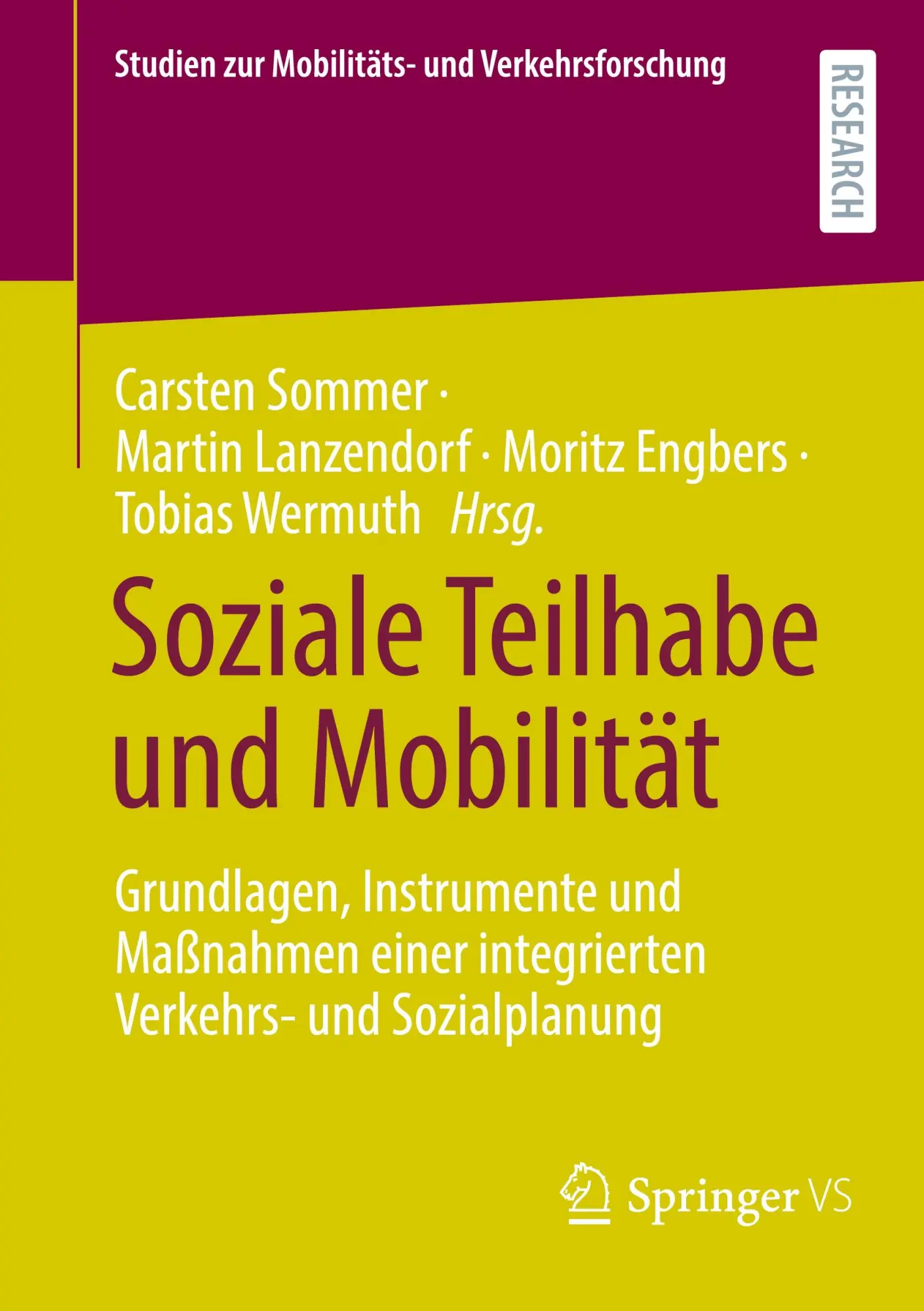Cover: 9783658425357 | Soziale Teilhabe und Mobilität | Carsten Sommer (u. a.) | Taschenbuch