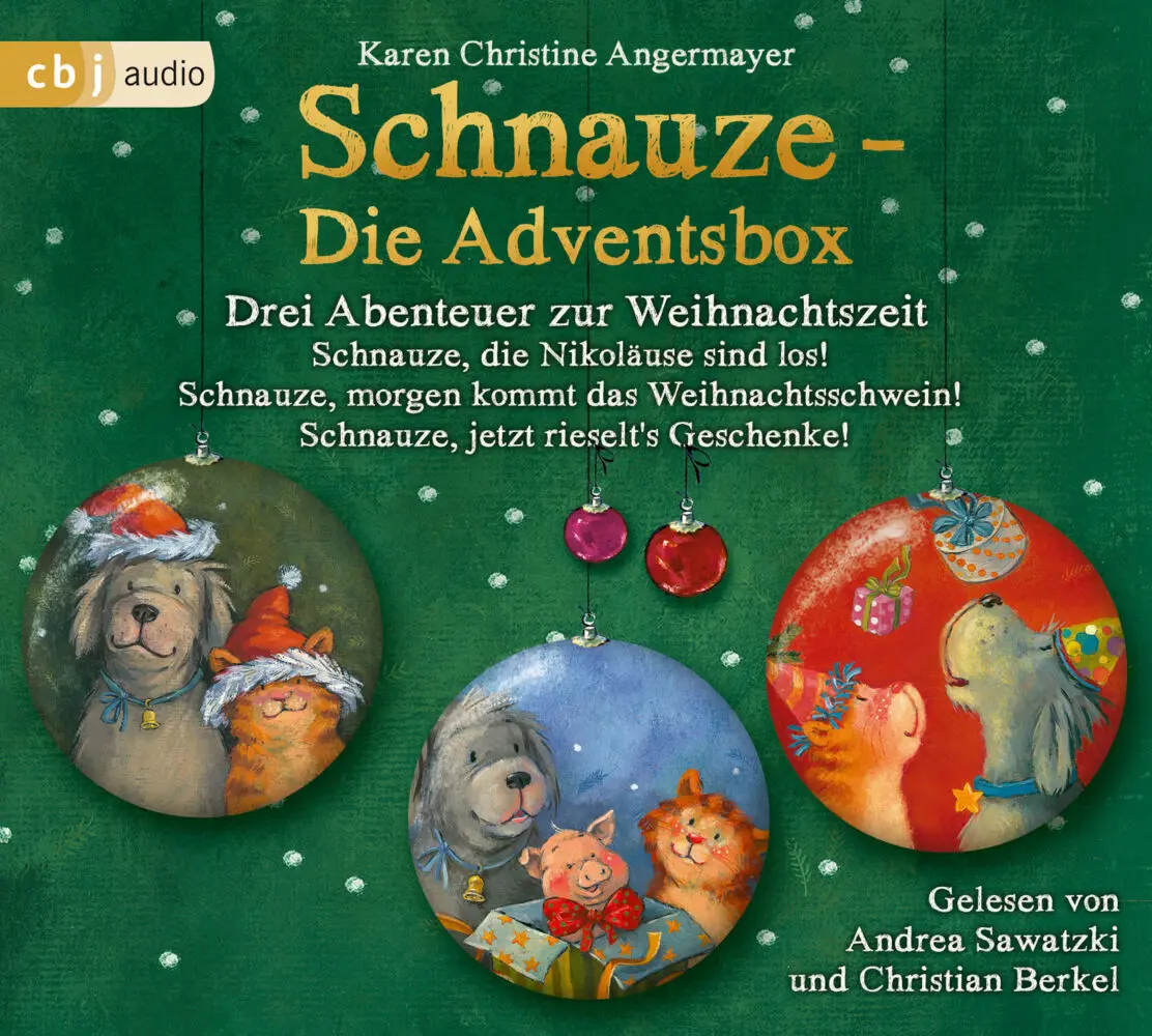 Bild: 9783837165357 | Schnauze - Die Adventsbox, 3 Audio-CD | Karen Christine Angermayer