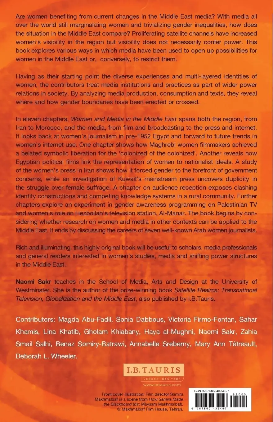 Rückseite: 9781850435457 | Women and Media in the Middle East | Power Through Self-expression