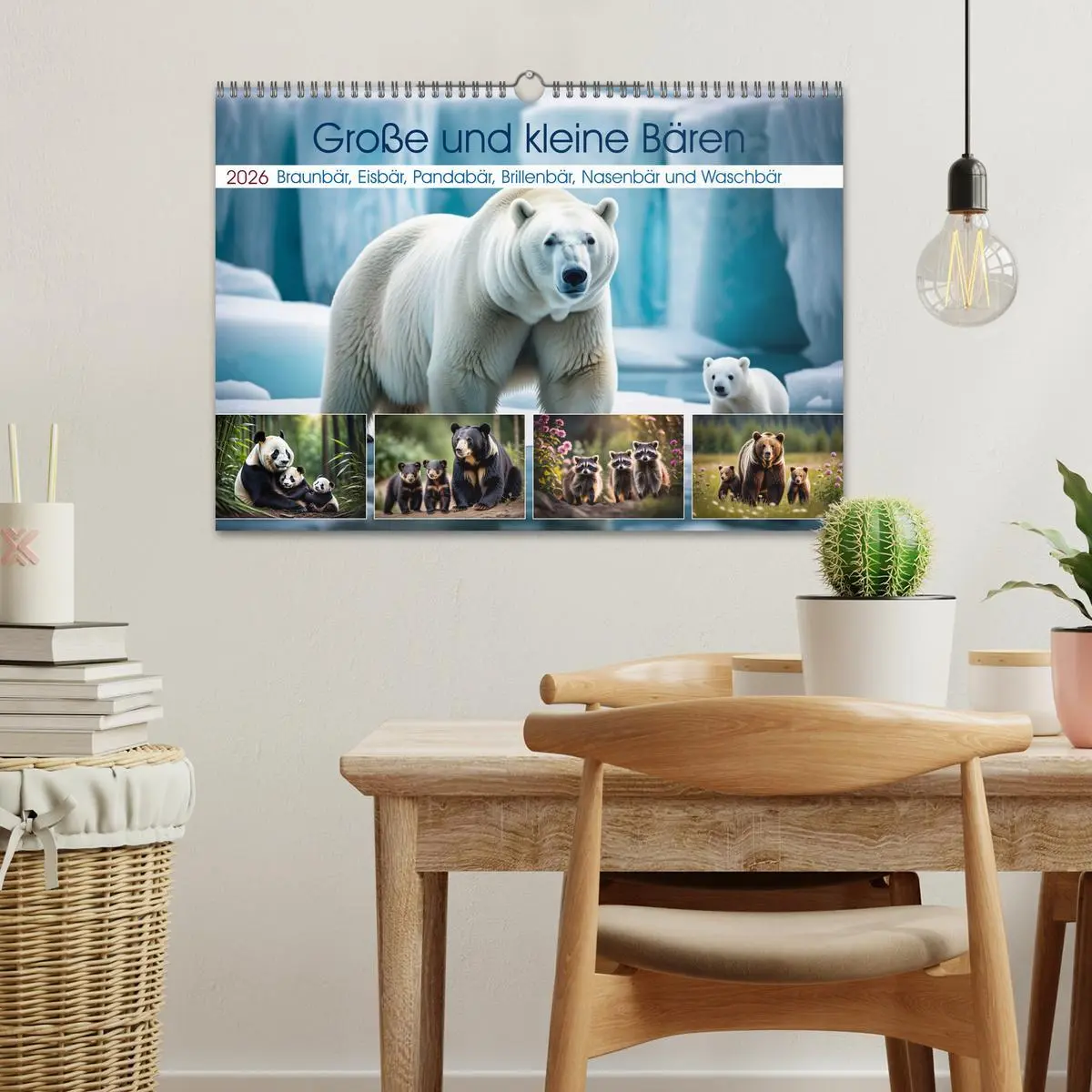 Bild: 9783457375457 | Große und kleine Bären (Wandkalender 2026 DIN A3 quer), CALVENDO...