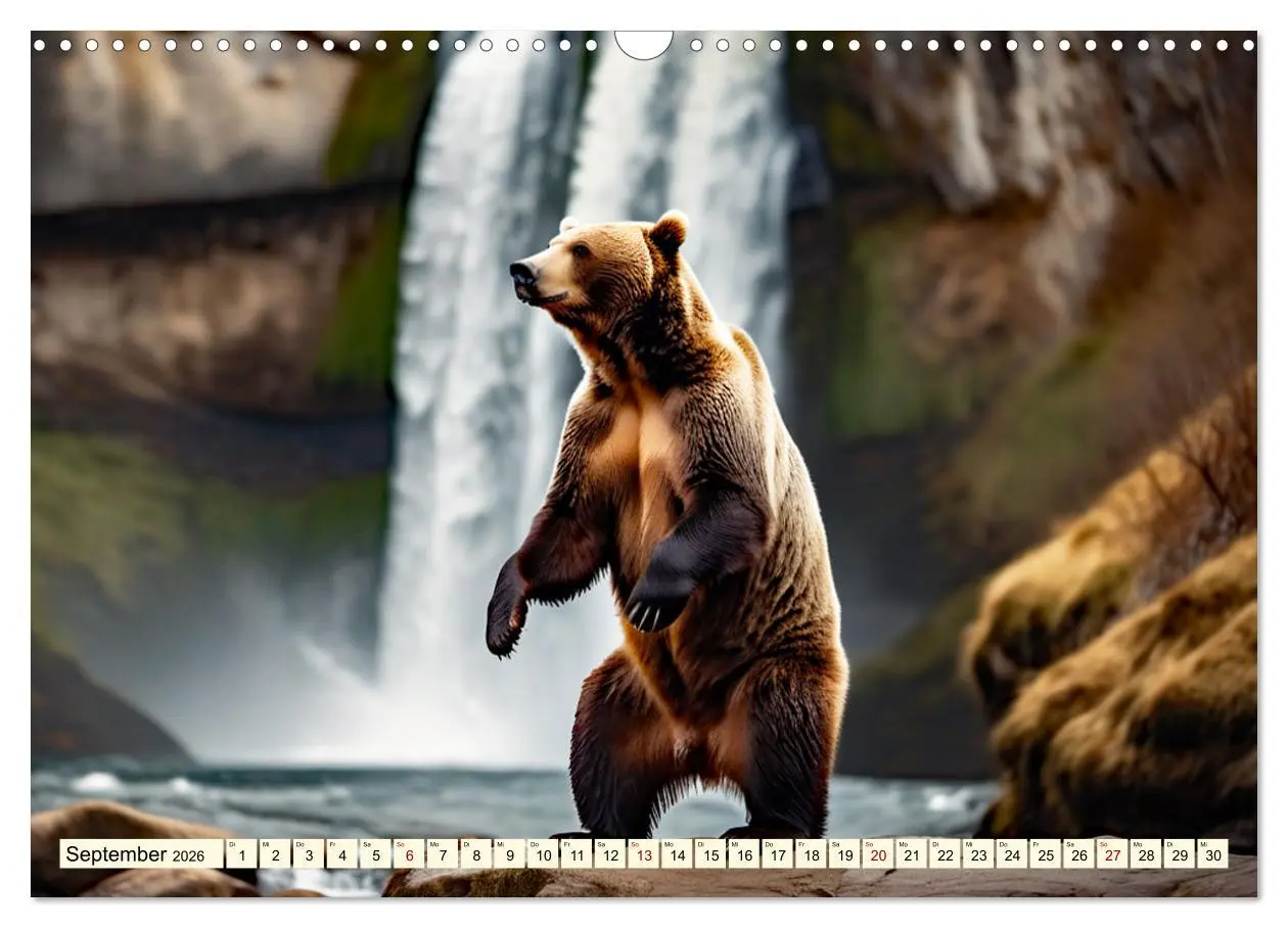 Bild: 9783457375457 | Große und kleine Bären (Wandkalender 2026 DIN A3 quer), CALVENDO...