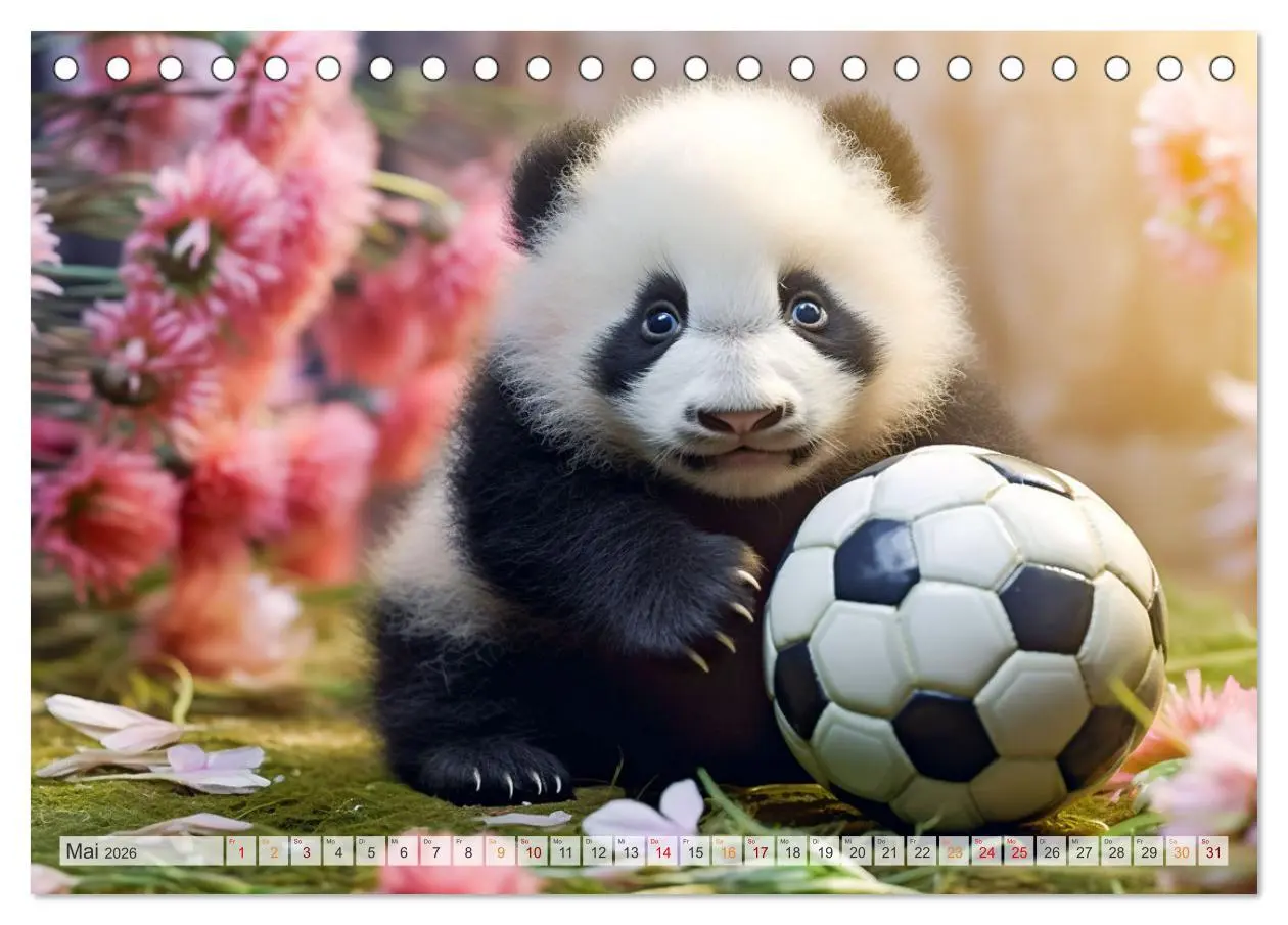 Bild: 9783457515457 | Die Abenteuer des kleinen Panda (Tischkalender 2026 DIN A5 quer),...