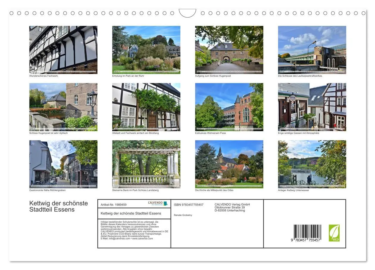 Bild: 9783457755457 | Kettwig der schönste Stadtteil Essens (Wandkalender 2026 DIN A3...