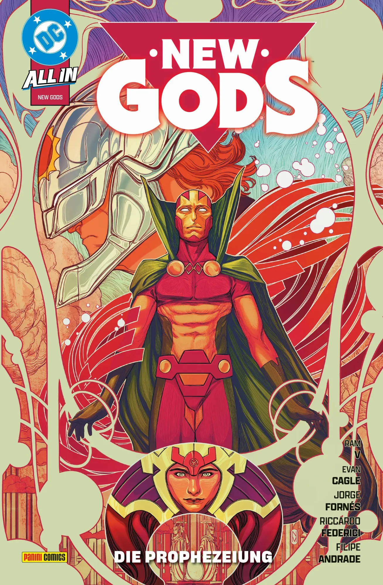 Cover: 9783741645457 | New Gods | Bd. 1: Die Prophezeiung | Ram V (u. a.) | Taschenbuch