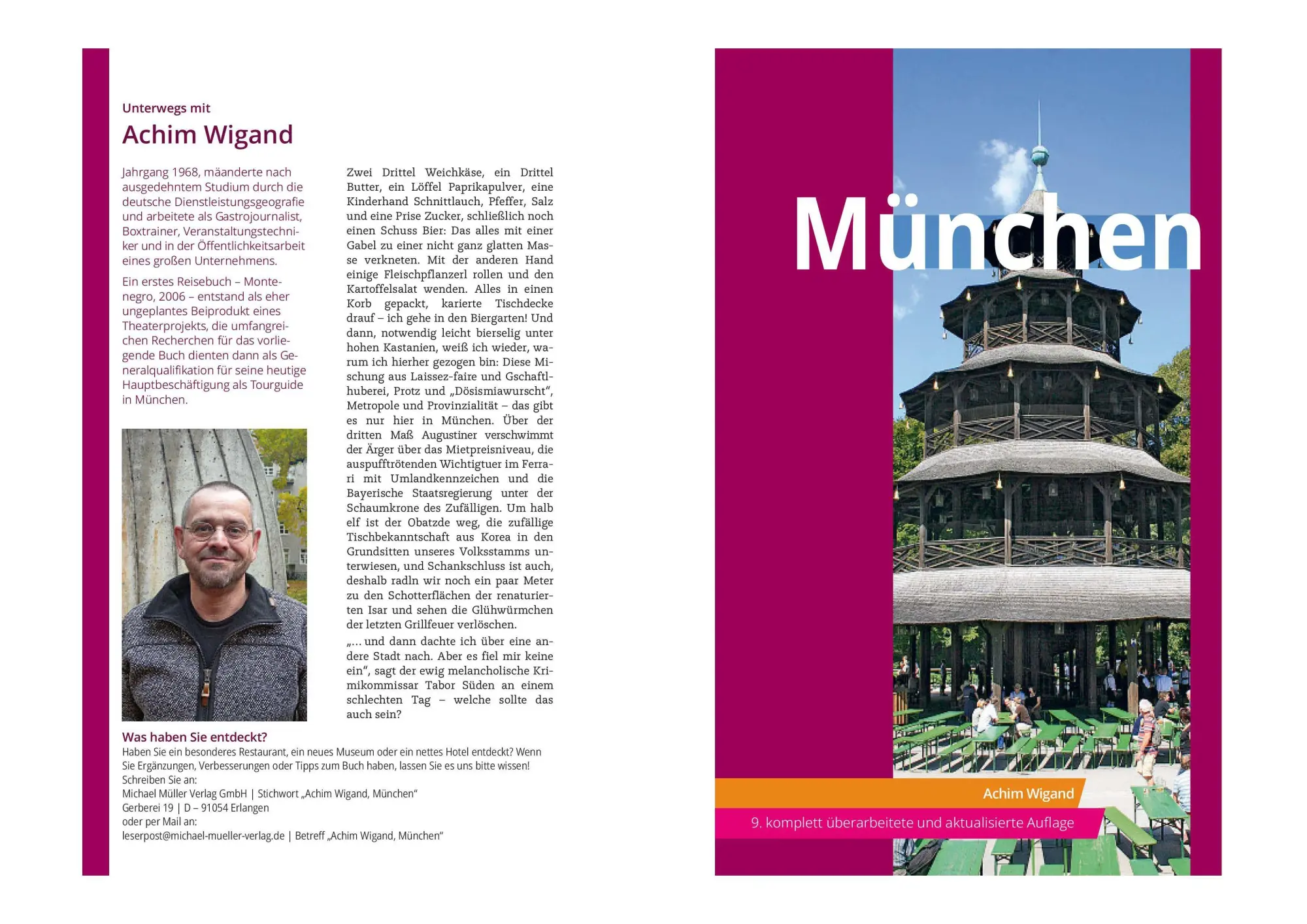 Bild: 9783966855457 | MICHAEL MÜLLER Reiseführer München | Achim Wigand | Taschenbuch | 2025