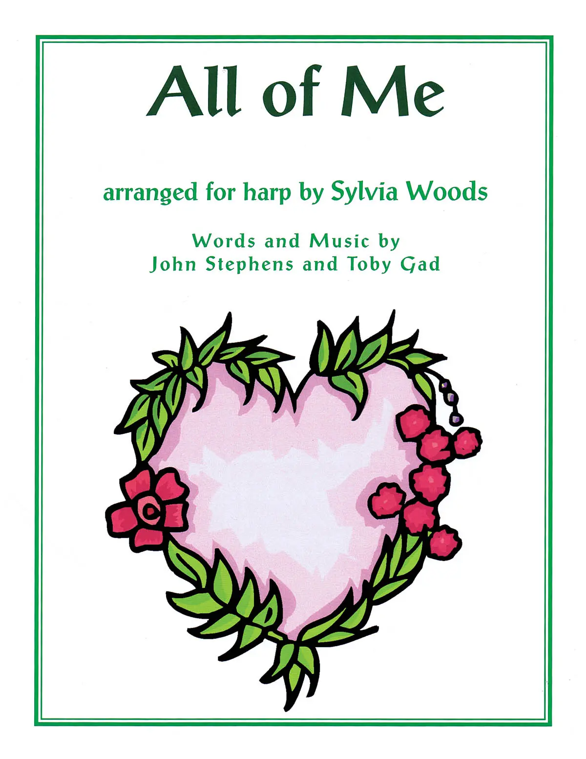Cover: 888680025557 | All of Me | Arranged for Harp | Harp | Buch | 2014 | Sylvia Woods