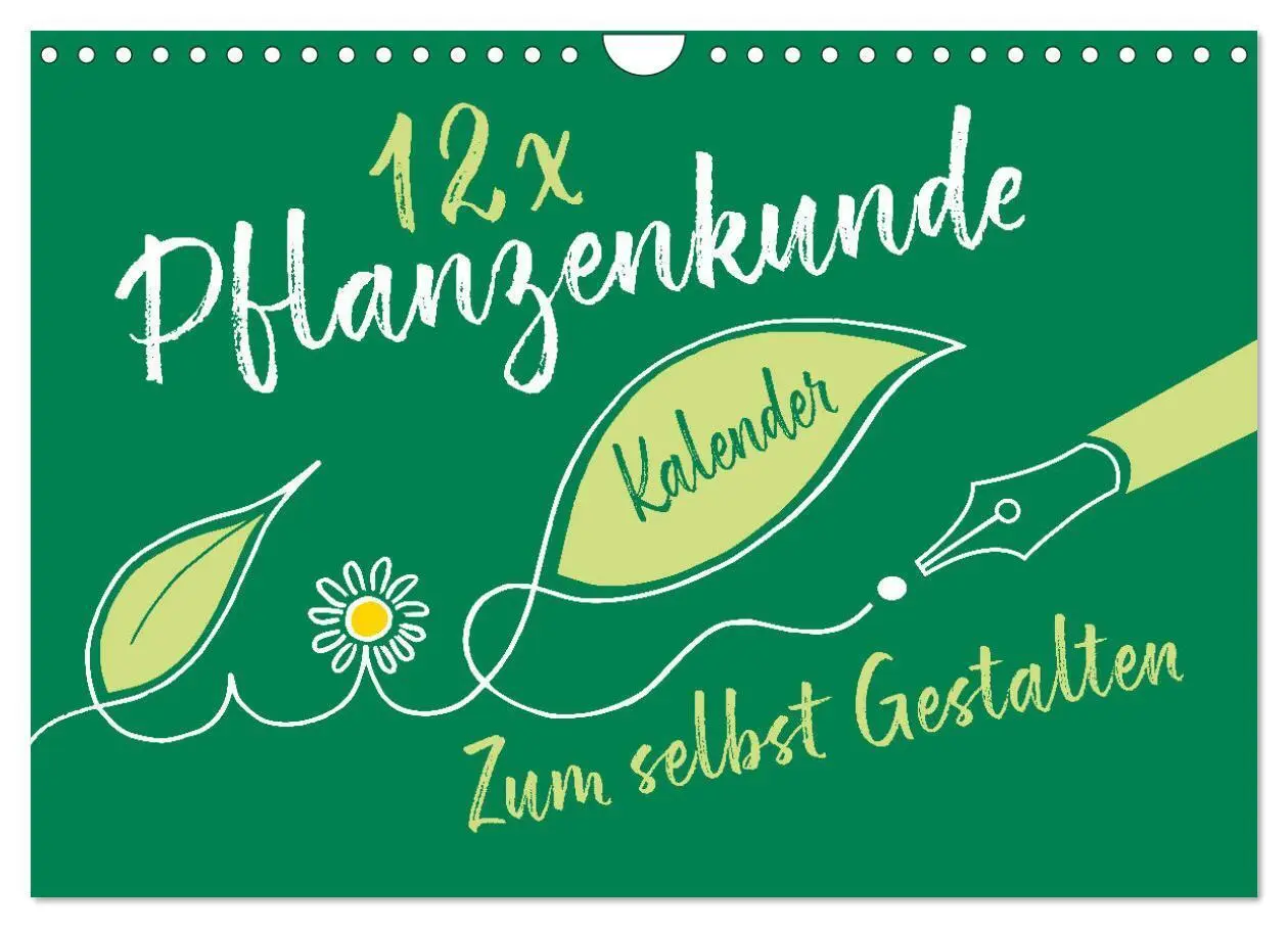 Cover: 9783457365557 | 12 x Pflanzenkunde - Bastelkalender (Wandkalender 2026 DIN A4...