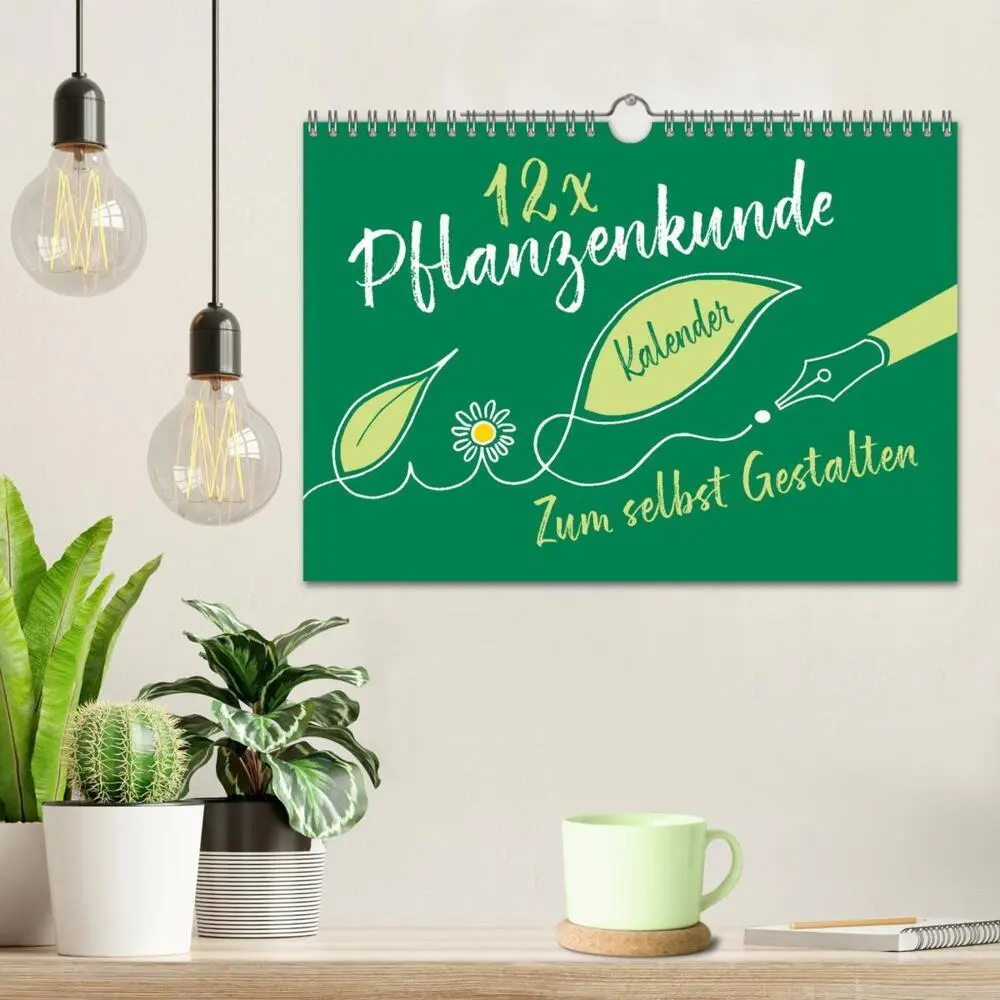 Bild: 9783457365557 | 12 x Pflanzenkunde - Bastelkalender (Wandkalender 2026 DIN A4...