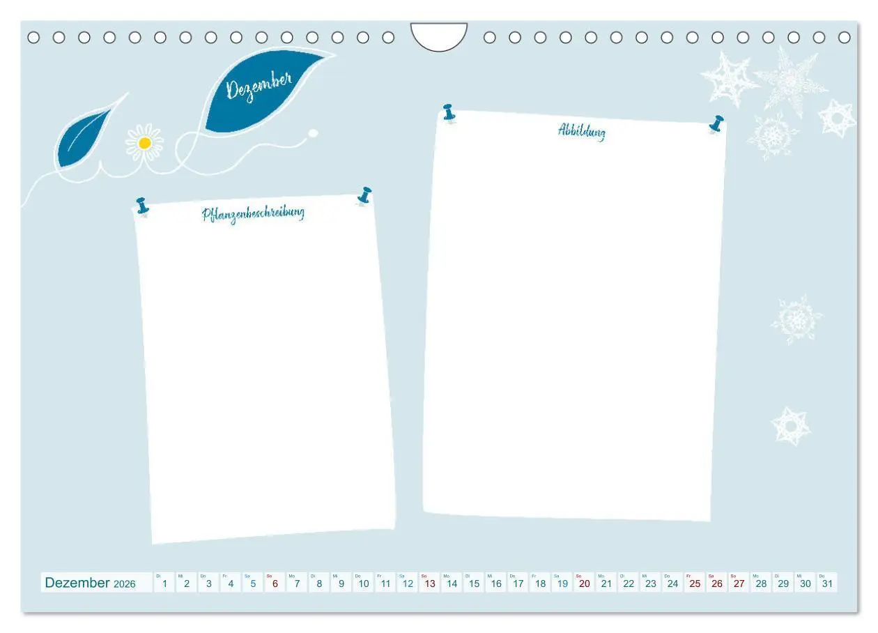 Bild: 9783457365557 | 12 x Pflanzenkunde - Bastelkalender (Wandkalender 2026 DIN A4...