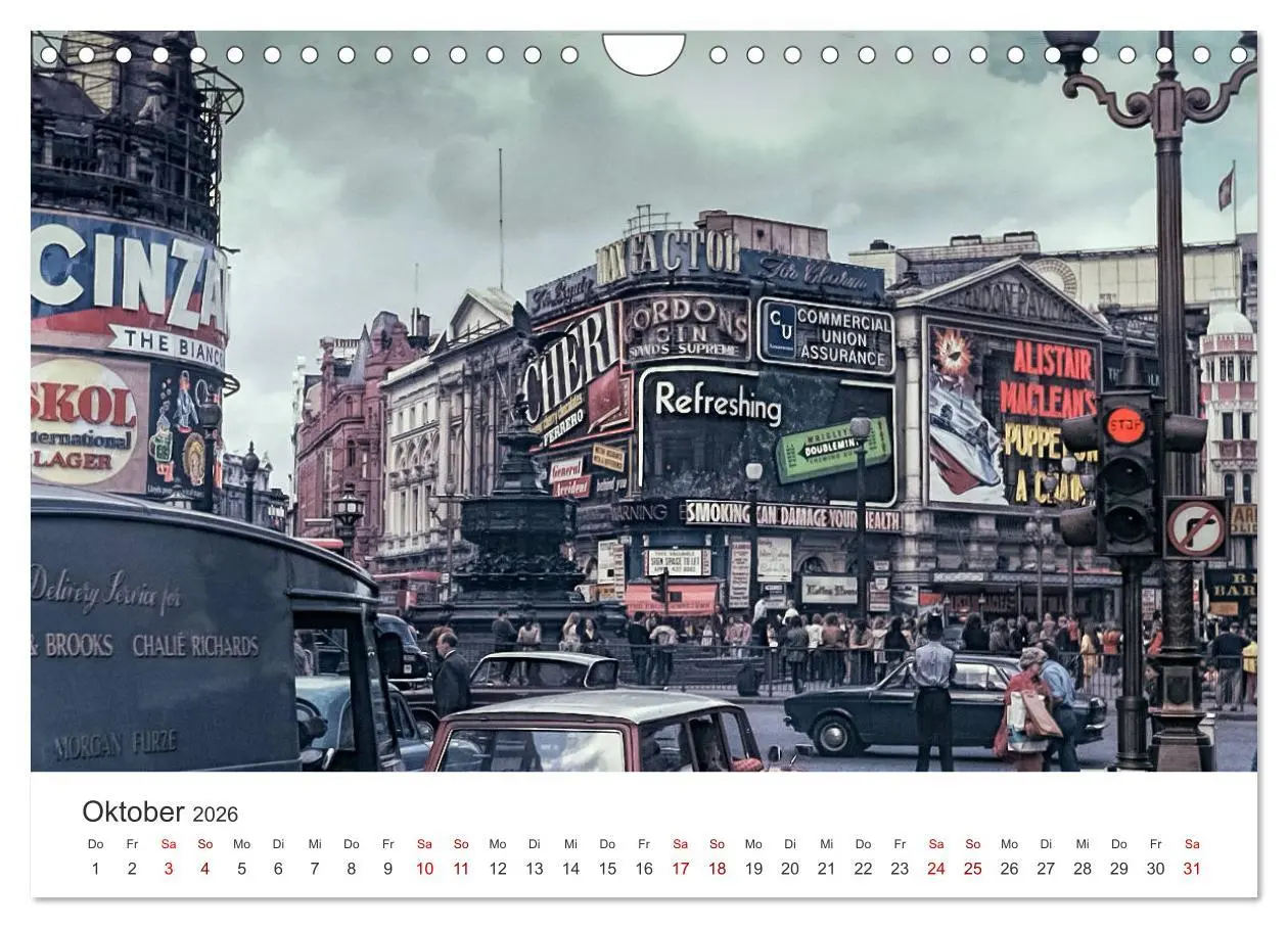 Bild: 9783457815557 | London - Vintage Views (Wandkalender 2026 DIN A4 quer), CALVENDO...