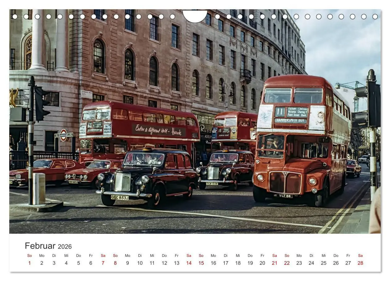 Bild: 9783457815557 | London - Vintage Views (Wandkalender 2026 DIN A4 quer), CALVENDO...