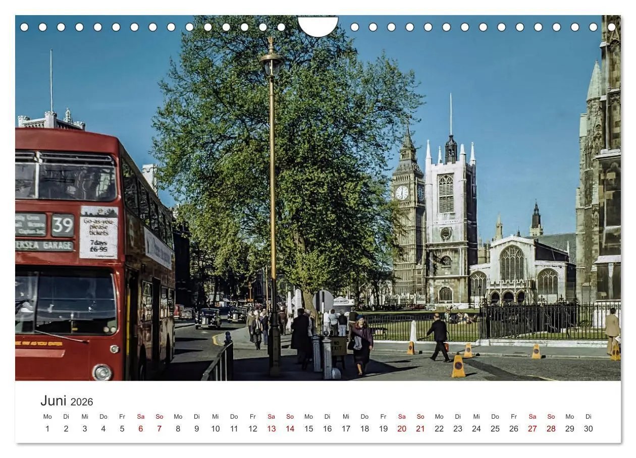 Bild: 9783457815557 | London - Vintage Views (Wandkalender 2026 DIN A4 quer), CALVENDO...