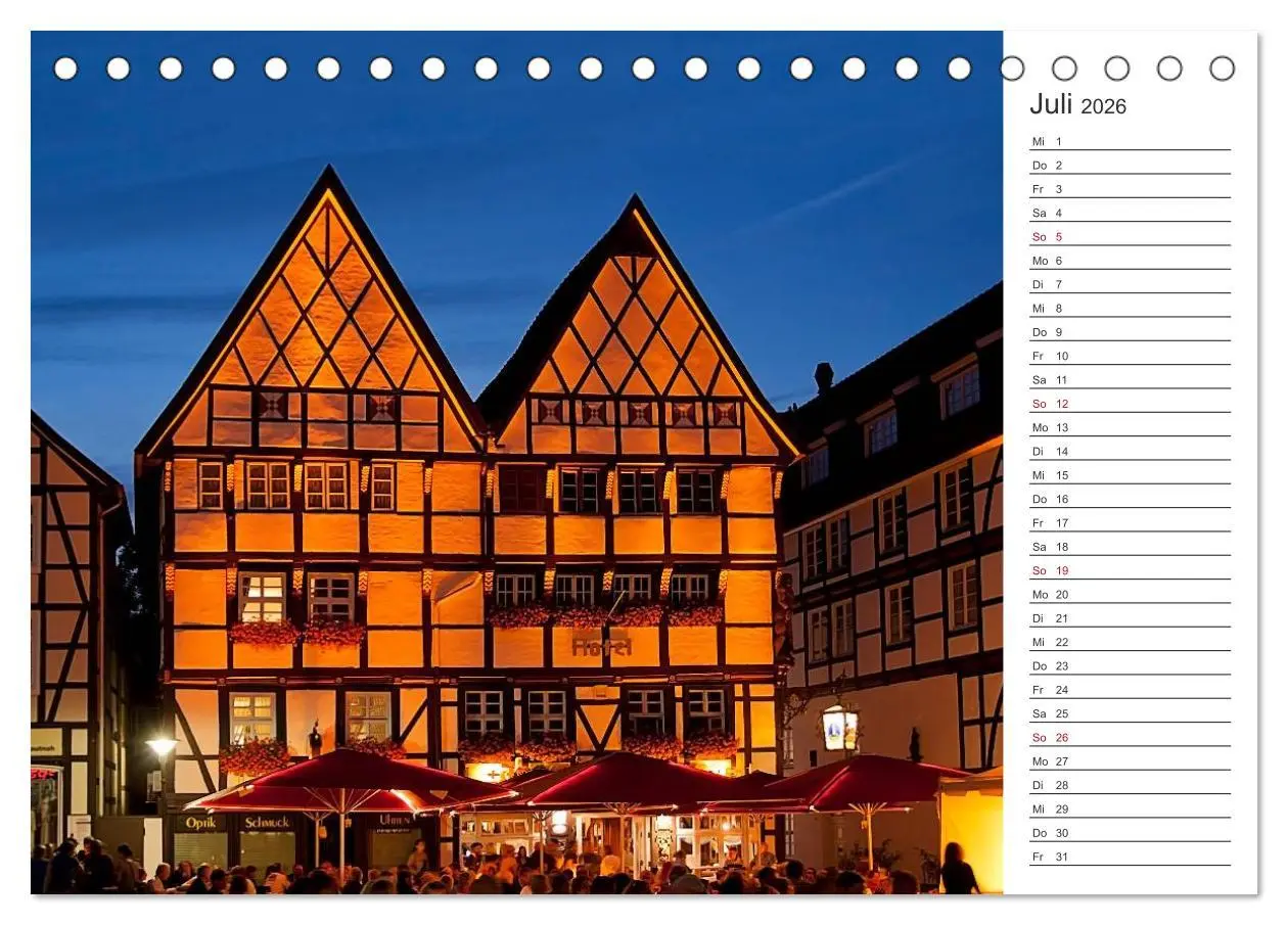 Bild: 9783457985557 | Hansestadt Soest (Tischkalender 2026 DIN A5 quer), CALVENDO...