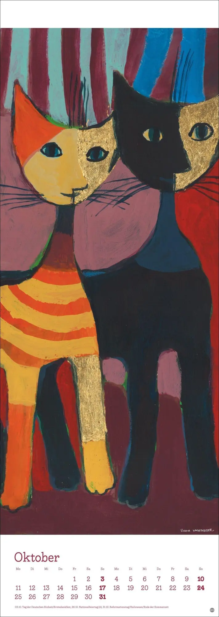 Bild: 9783756415557 | Rosina Wachtmeister Vertical Kalender 2027 | Rosina Wachtmeister