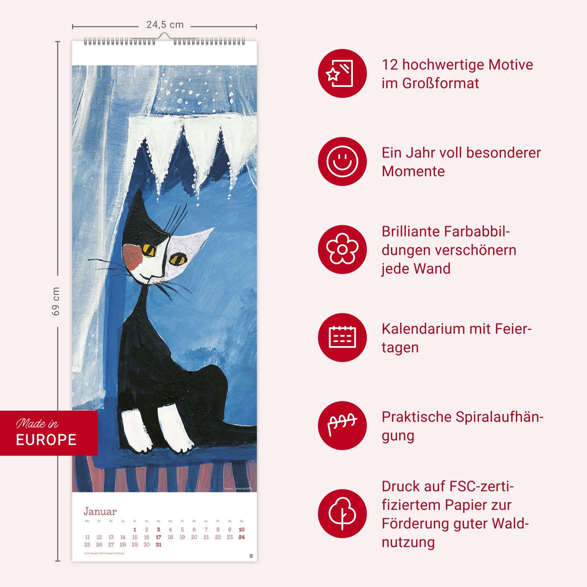 Bild: 9783756415557 | Rosina Wachtmeister Vertical Kalender 2027 | Rosina Wachtmeister