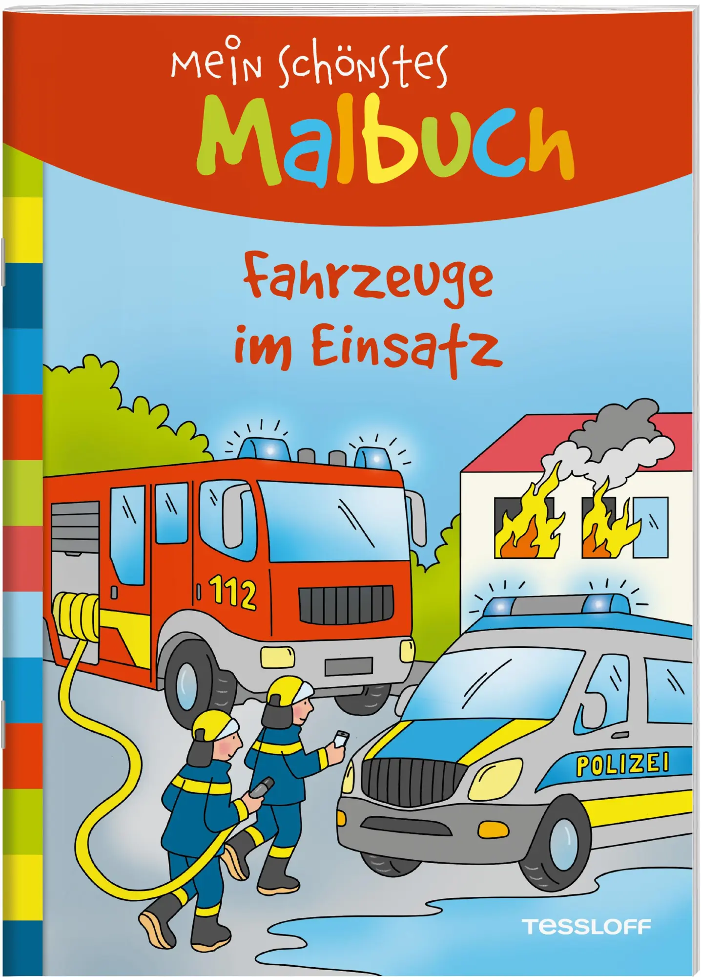 Cover: 9783788645557 | Mein schönstes Malbuch. Fahrzeuge im Einsatz | Corina Beurenmeister