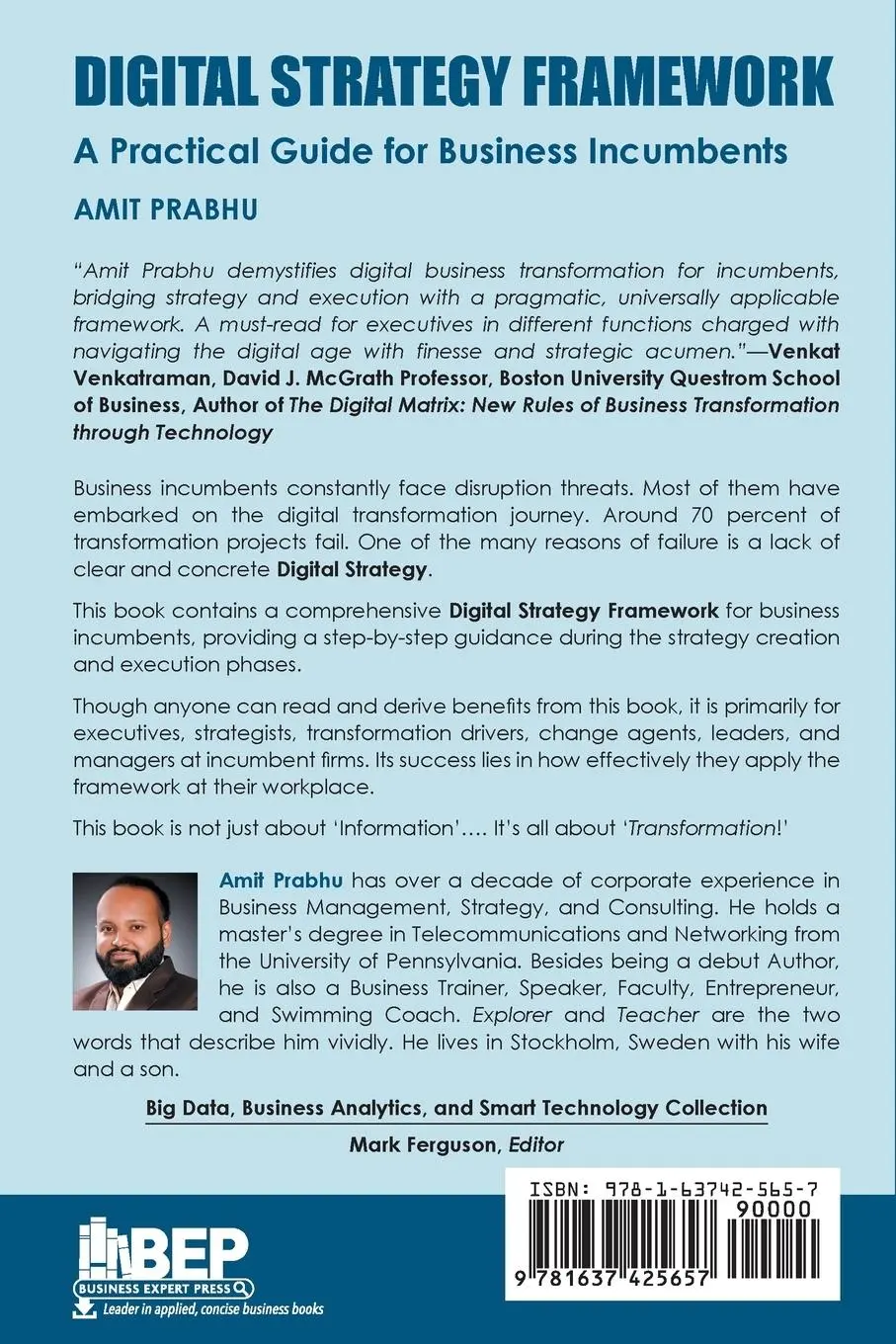 Rückseite: 9781637425657 | Digital Strategy Framework | A Practical Guide for Business Incumbents
