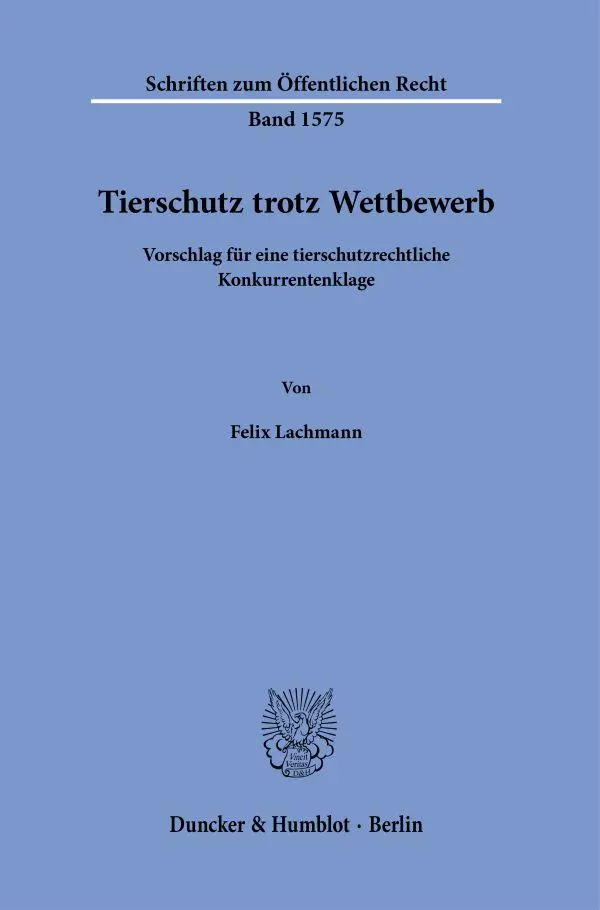 Tierschutz trotz Wettbewerb