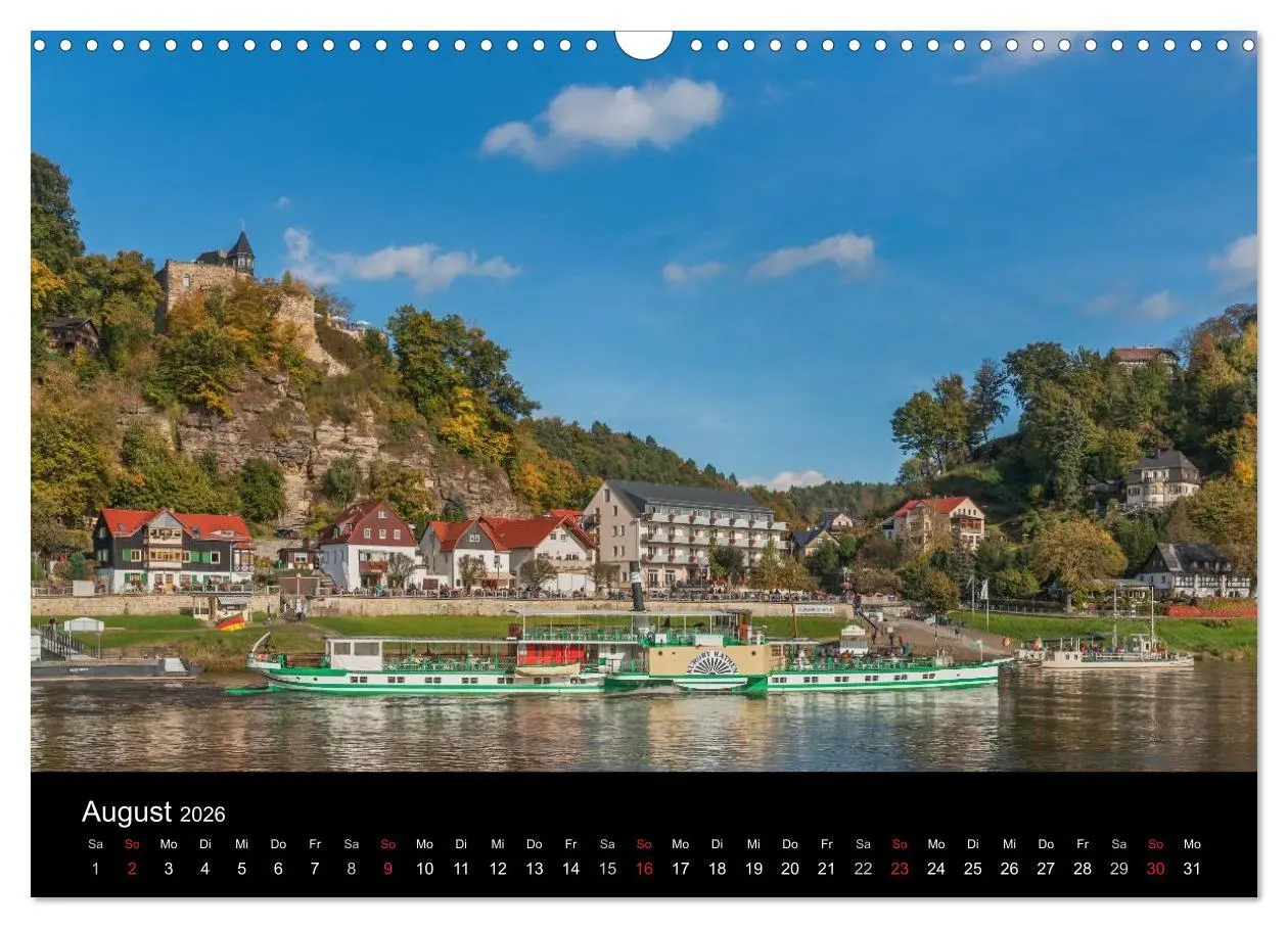 Bild: 9783516205657 | Sächsische Schweiz (Wandkalender 2026 DIN A3 quer), CALVENDO...