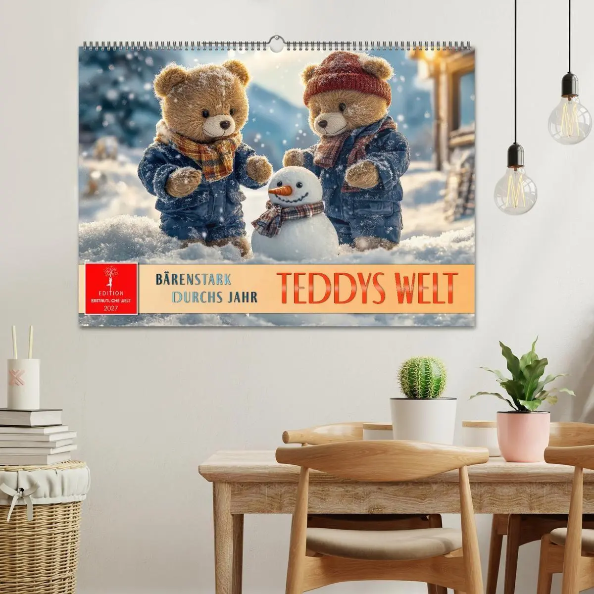 Bild: 9783516825657 | Teddys Welt - Bärenstark durchs Jahr (Wandkalender 2027 DIN A2...